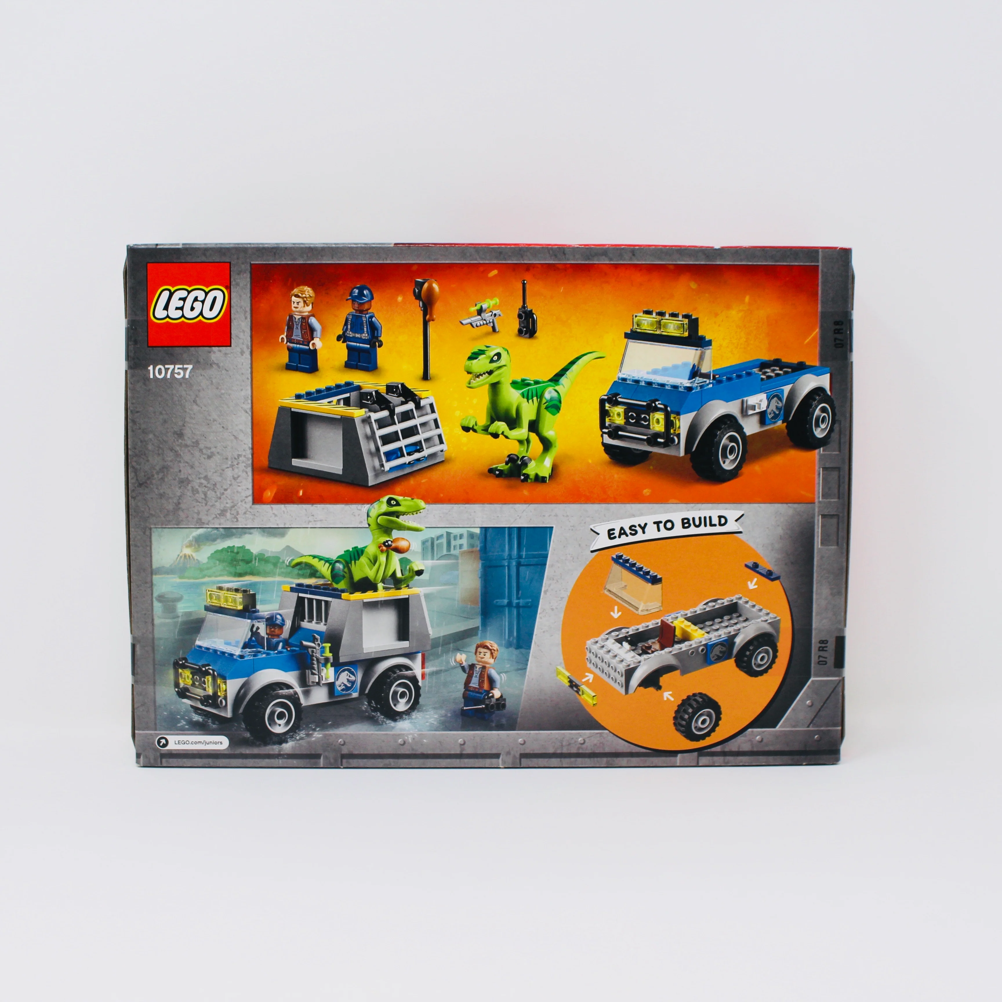 Retired Set 10757 Jurassic World Juniors Raptor Rescue Truck - Image 2