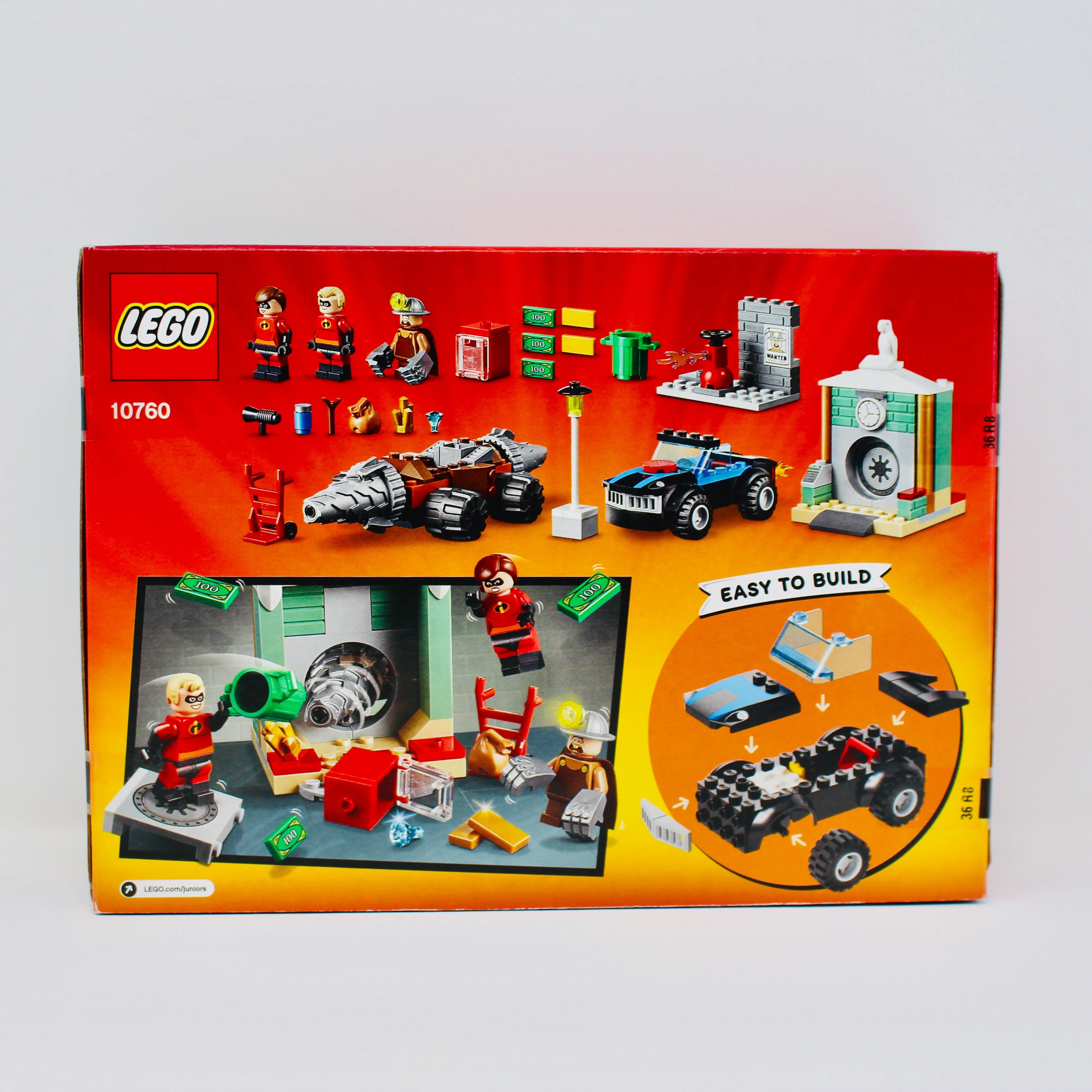Retired Set 10760 Incredibles 2 Juniors Underminer Bank Heist - Image 2
