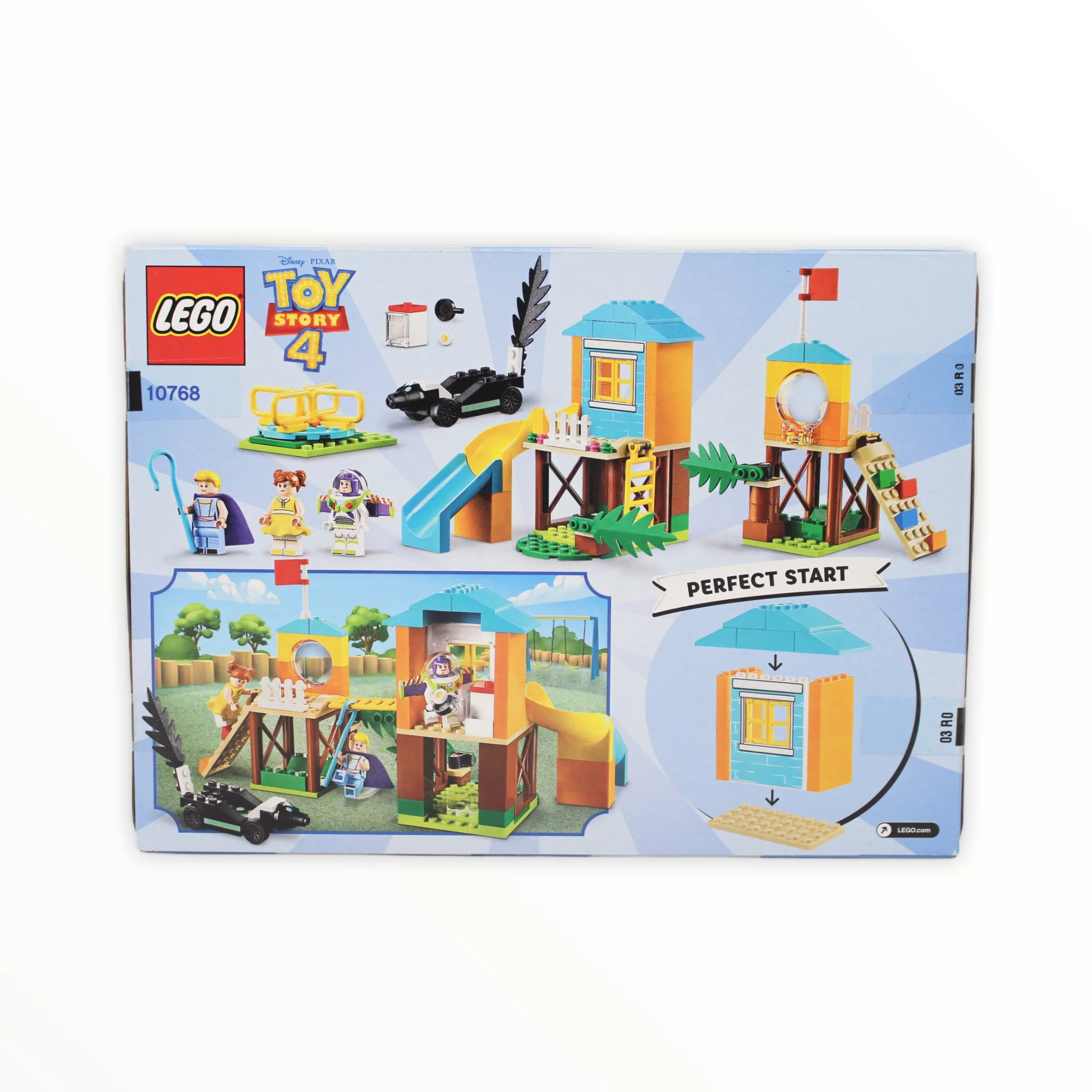 Retired Set 10768 Toy Story 4 Buzz & Bo Peep’s Playground Adventure - Image 2