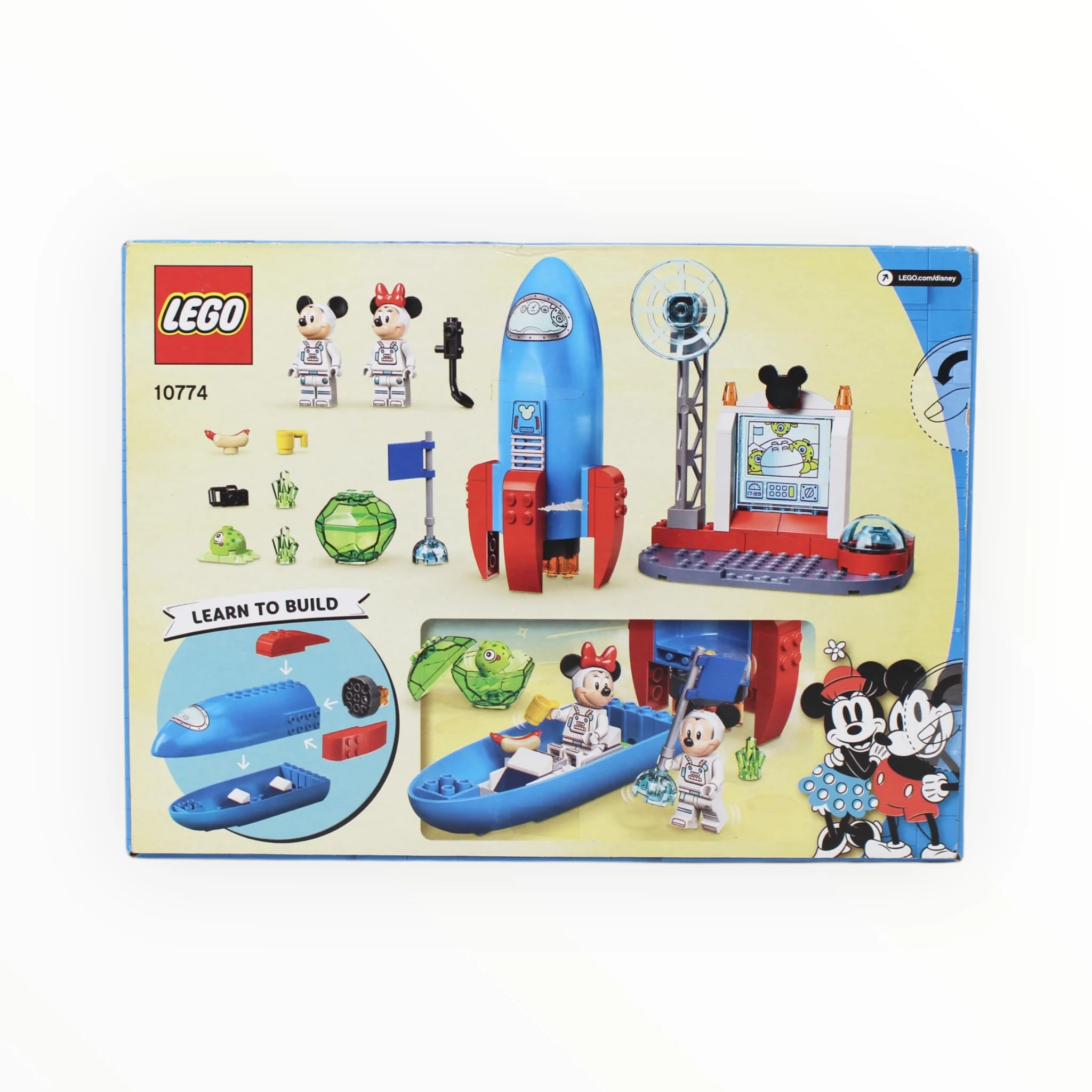 Retired Set 10774 Mickey Mouse & Minnie Mouseās Space Rocket - Image 2