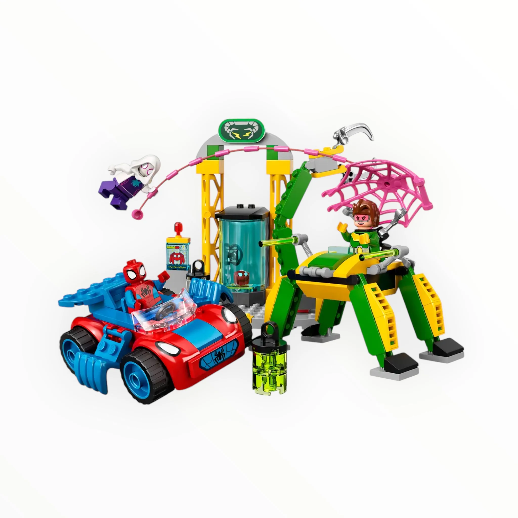 Retired Set 10783 Spidey and his Amazing Friends Spider-Man at Doc Ockās Lab - Image 3