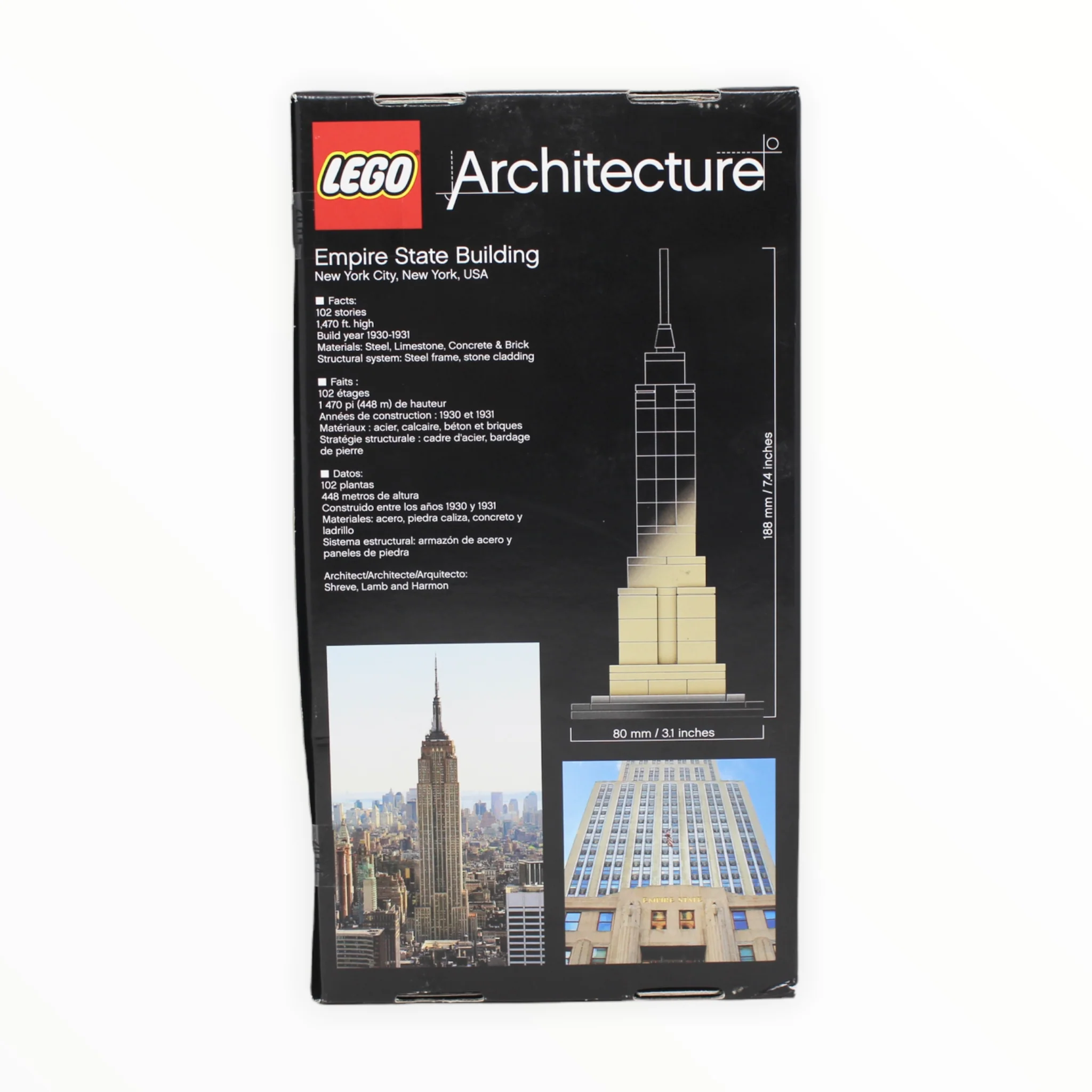 Retired Set 21002 Architecture Empire State Building - Image 2