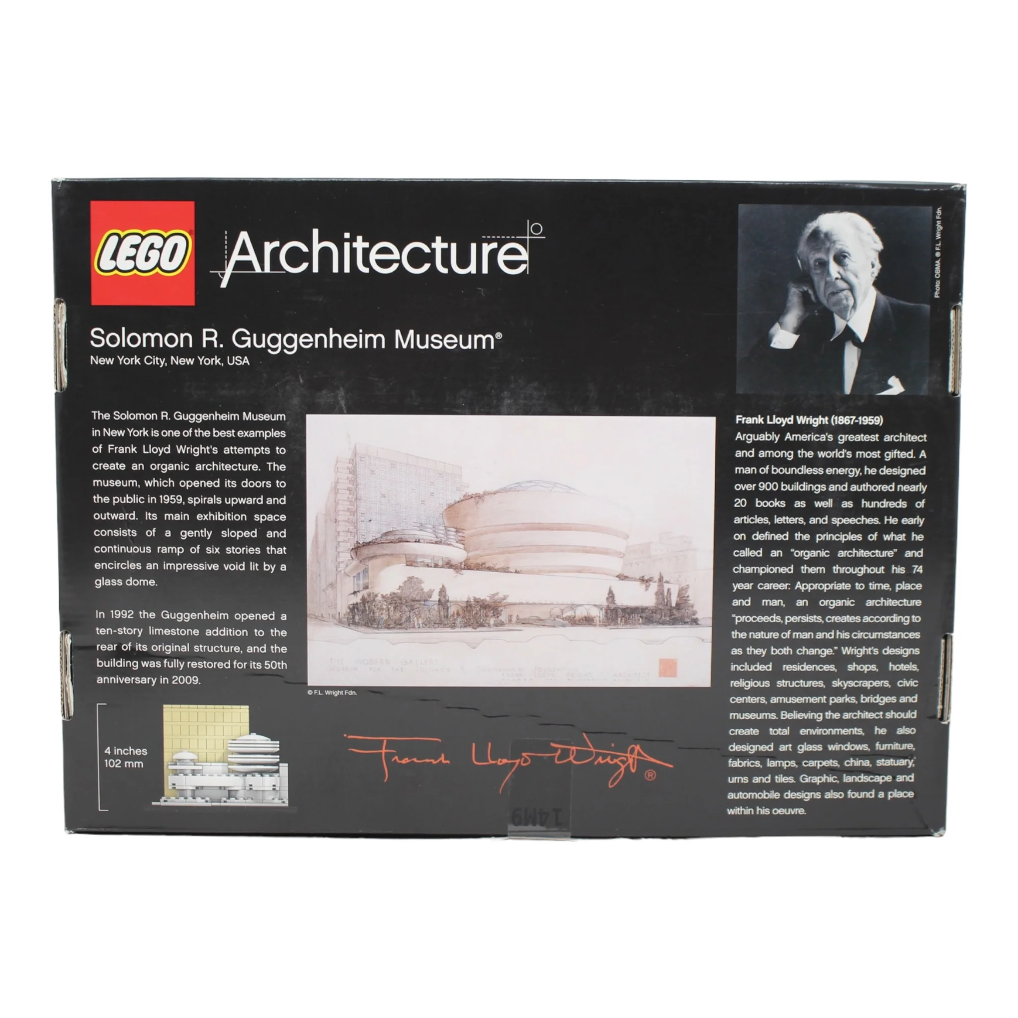 Retired Set 21004 Architecture Solomon R. Guggenheim Museum (signed) - Image 2