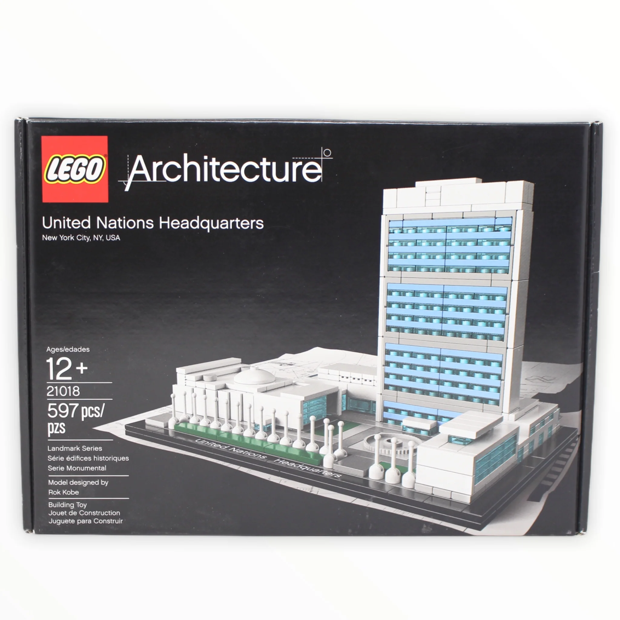Retired Set 21018 Architecture United Nations Headquarters