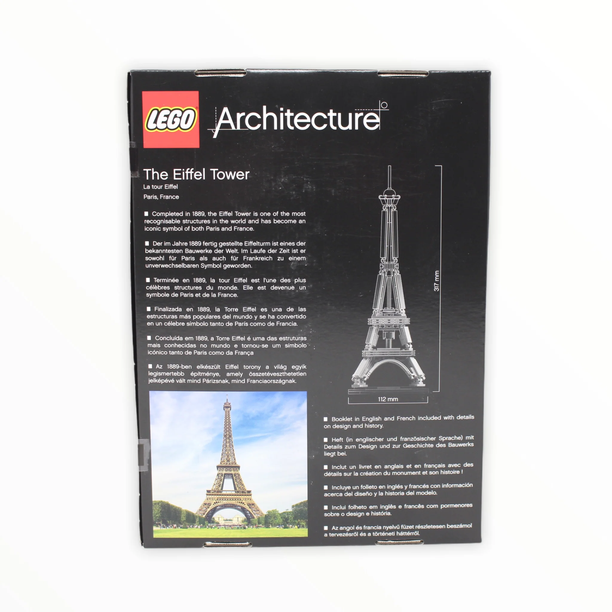 Retired Set 21019 Architecture The Eiffel Tower (2013) - Image 2