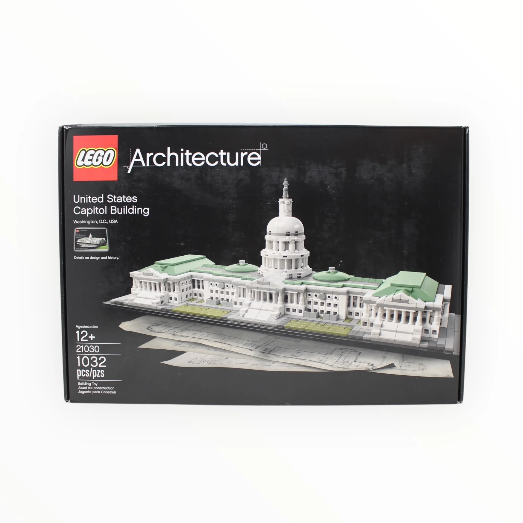 Retired Set 21030 Architecture United States Capitol Building (slight box damage)