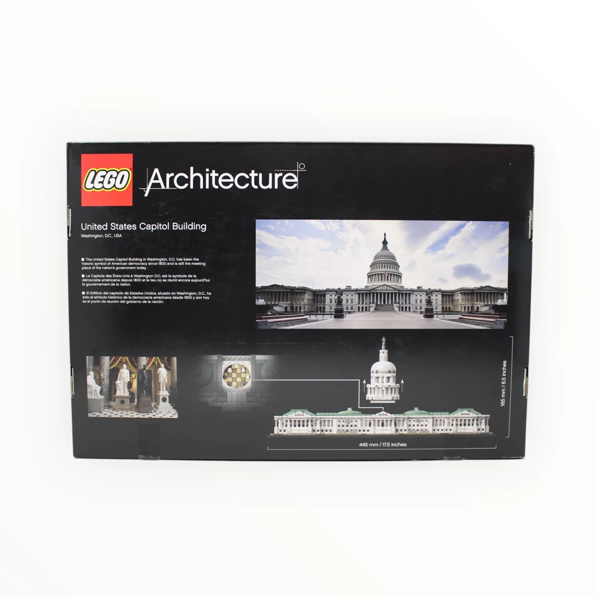 Retired Set 21030 Architecture United States Capitol Building (slight box damage) - Image 2