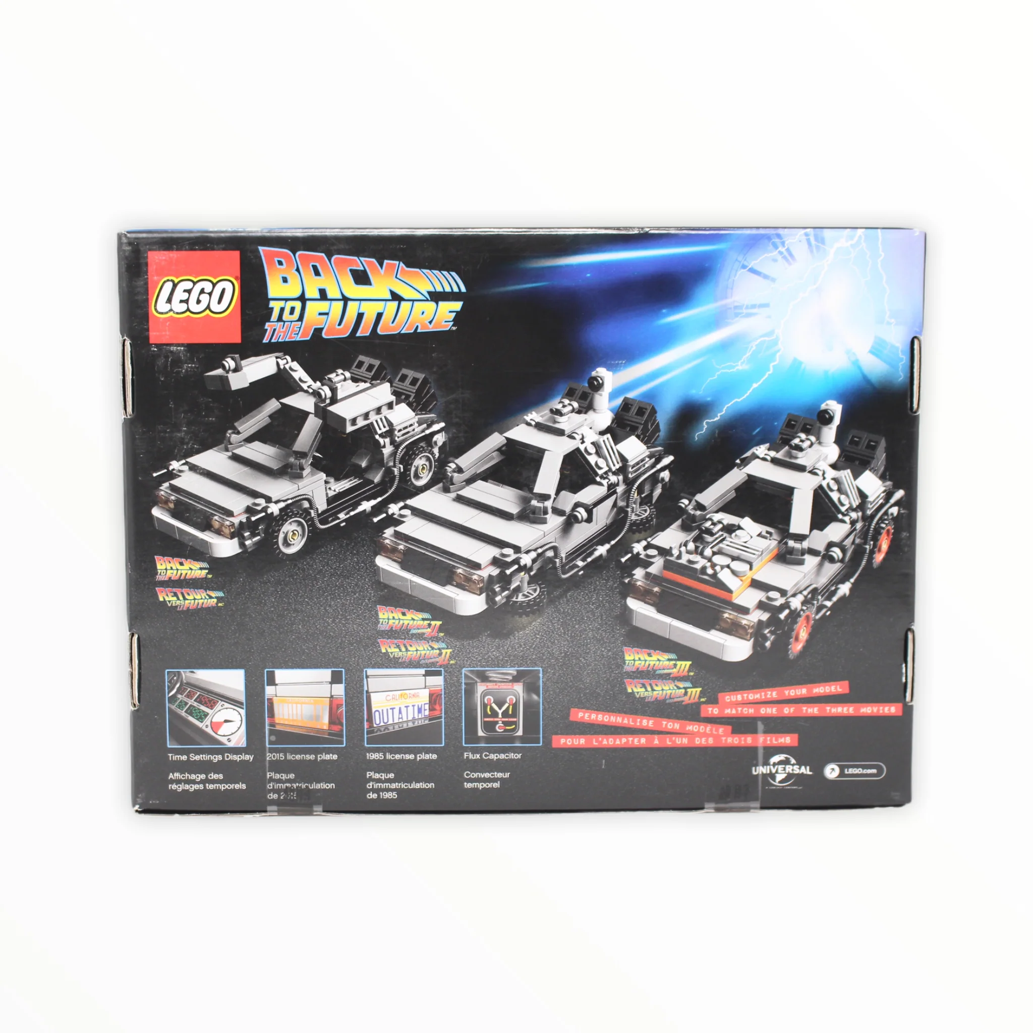 Retired Set 21103 CUUSOO Back to the Future Time Machine - Image 2