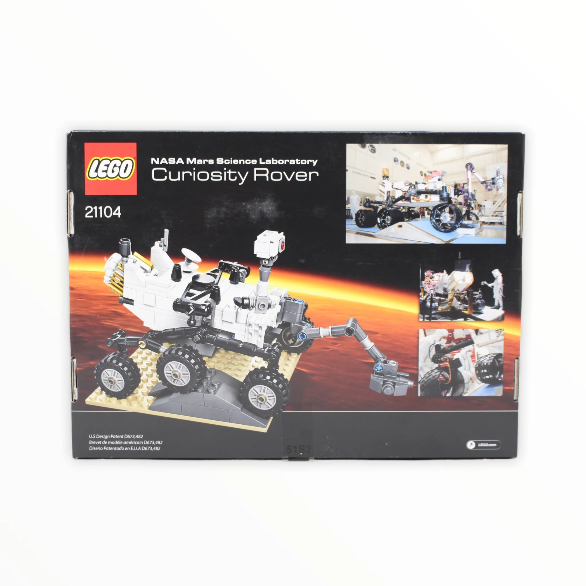 Retired Set 21104 CUUSOO NASA Mars Science Laboratory Curiosity Rover - Image 2
