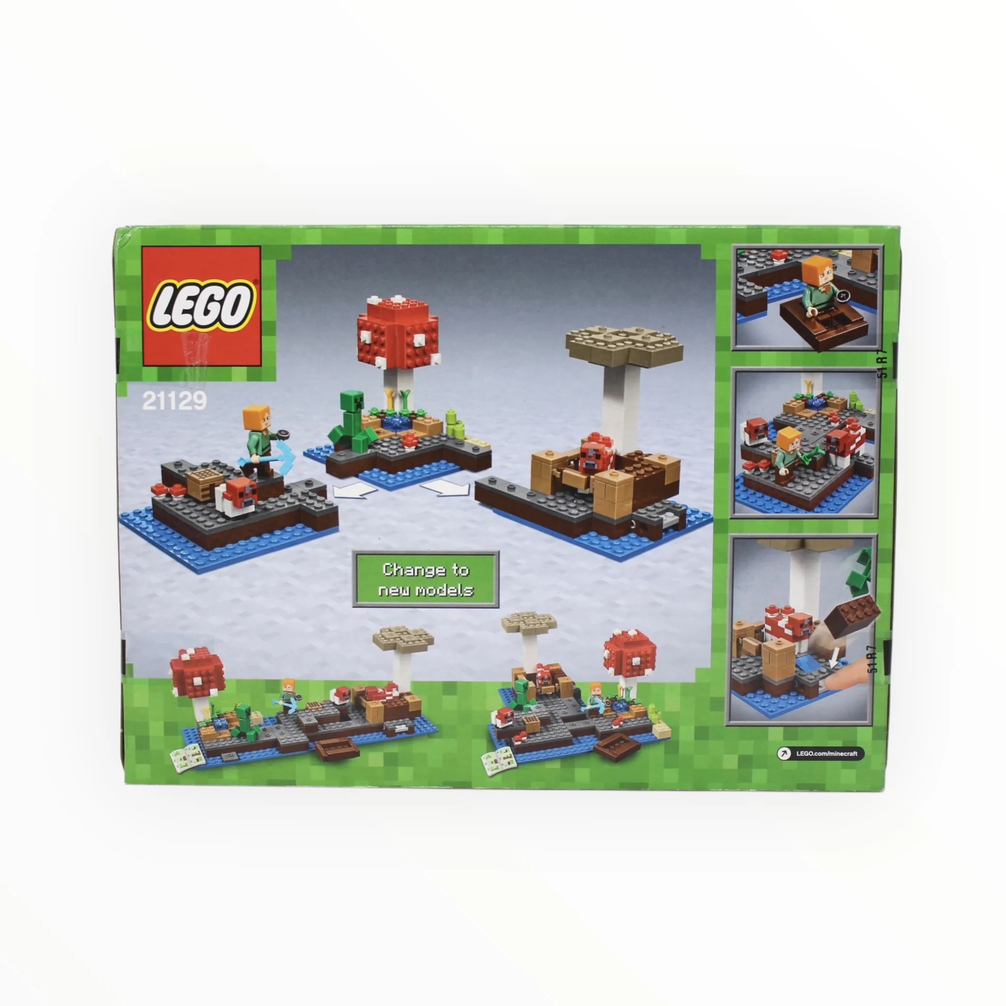 Retired Set 21129 Minecraft The Mushroom Island (damaged box) - Image 2