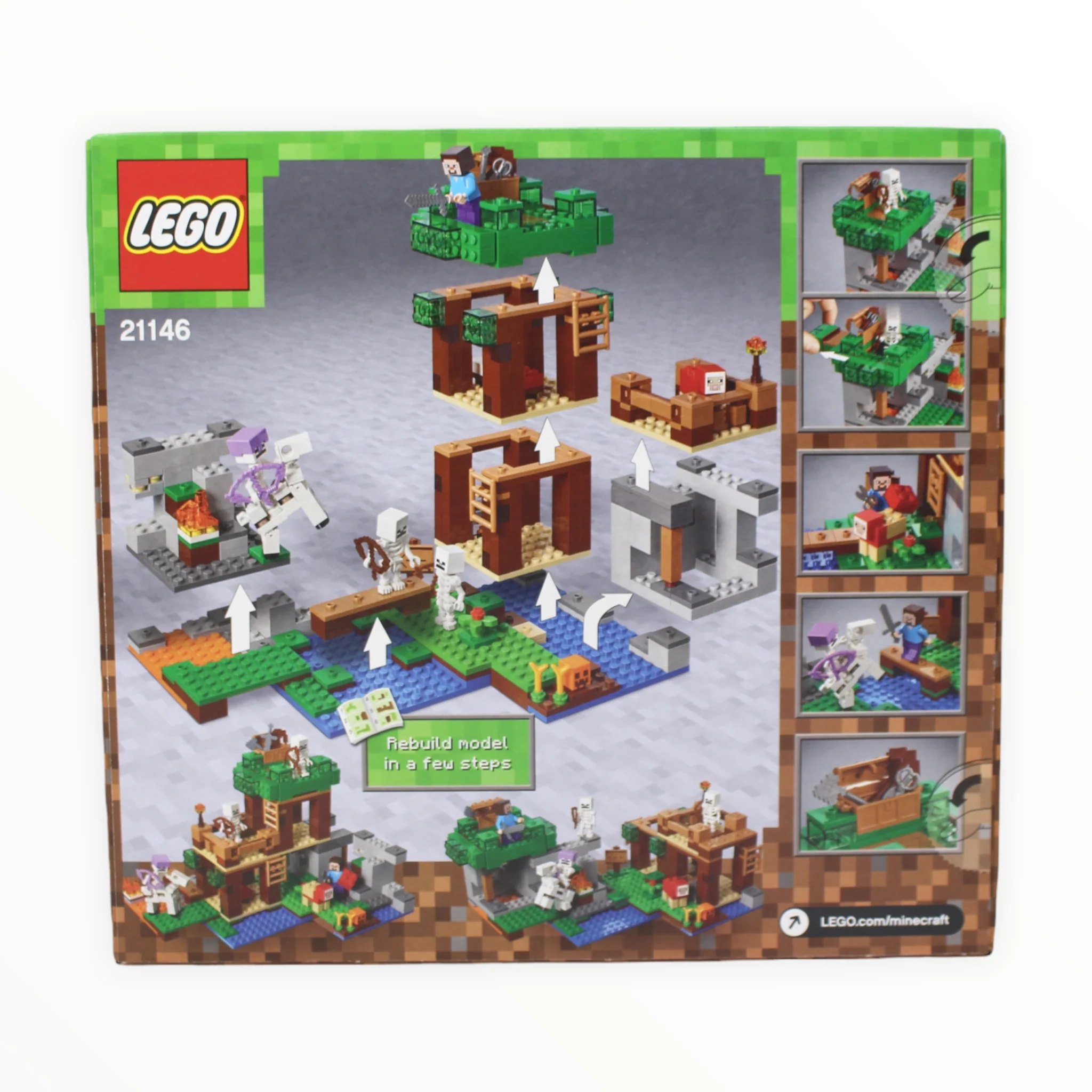 Retired Set 21146 Minecraft The Skeleton Attack - Image 2