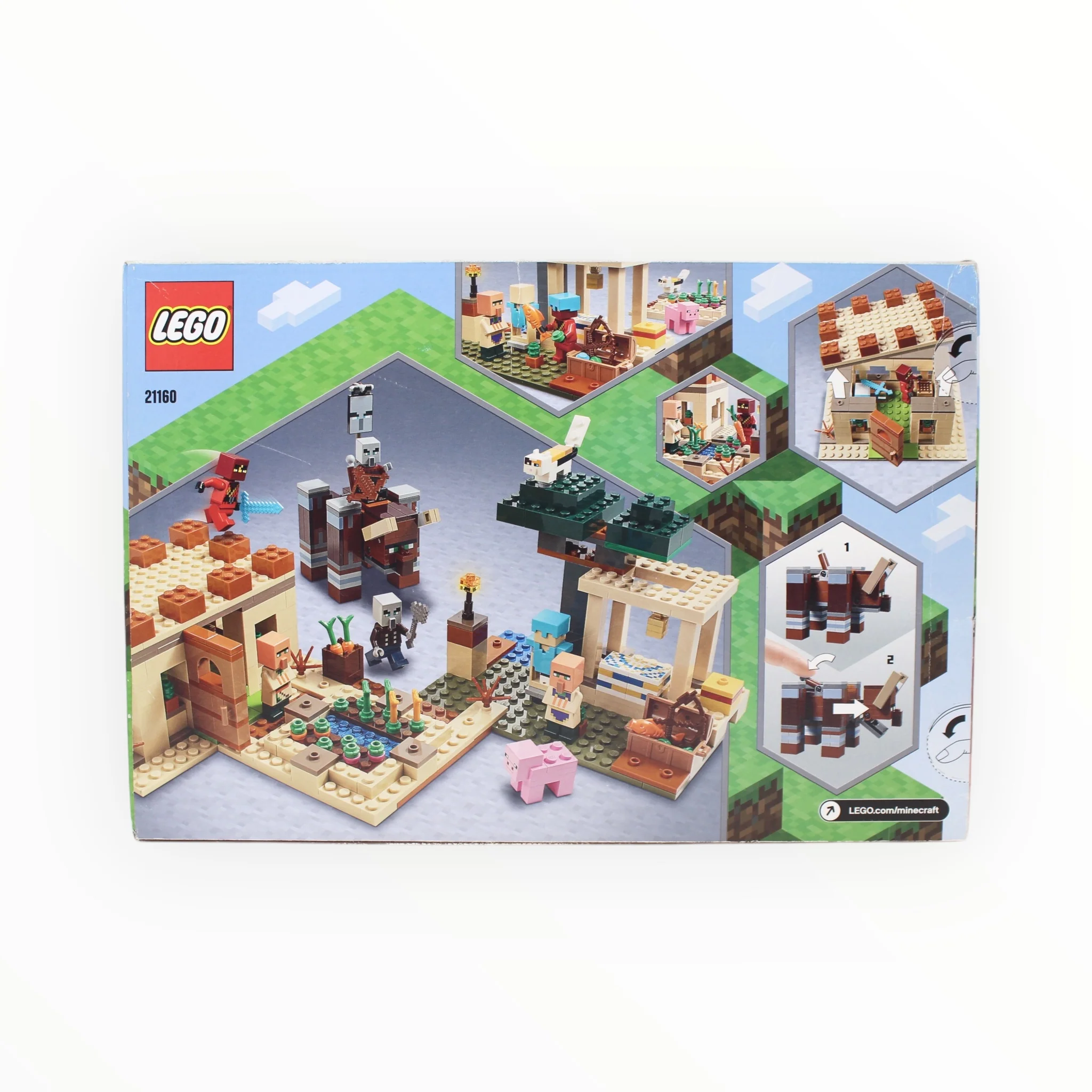 Retired Set 21160 Minecraft The Illager Raid (damaged box) - Image 2