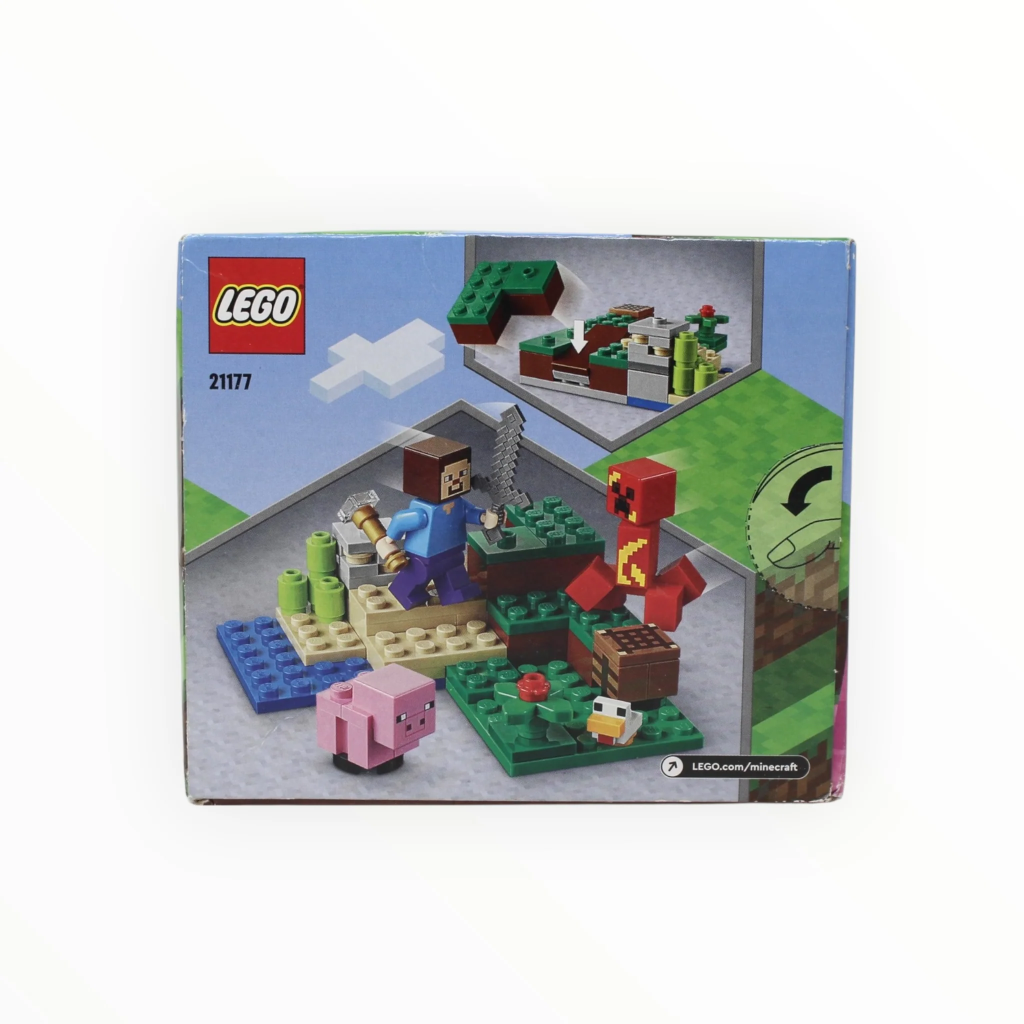 Retired Set 21177 Minecraft The Creeper Ambush (slight box damage) - Image 2