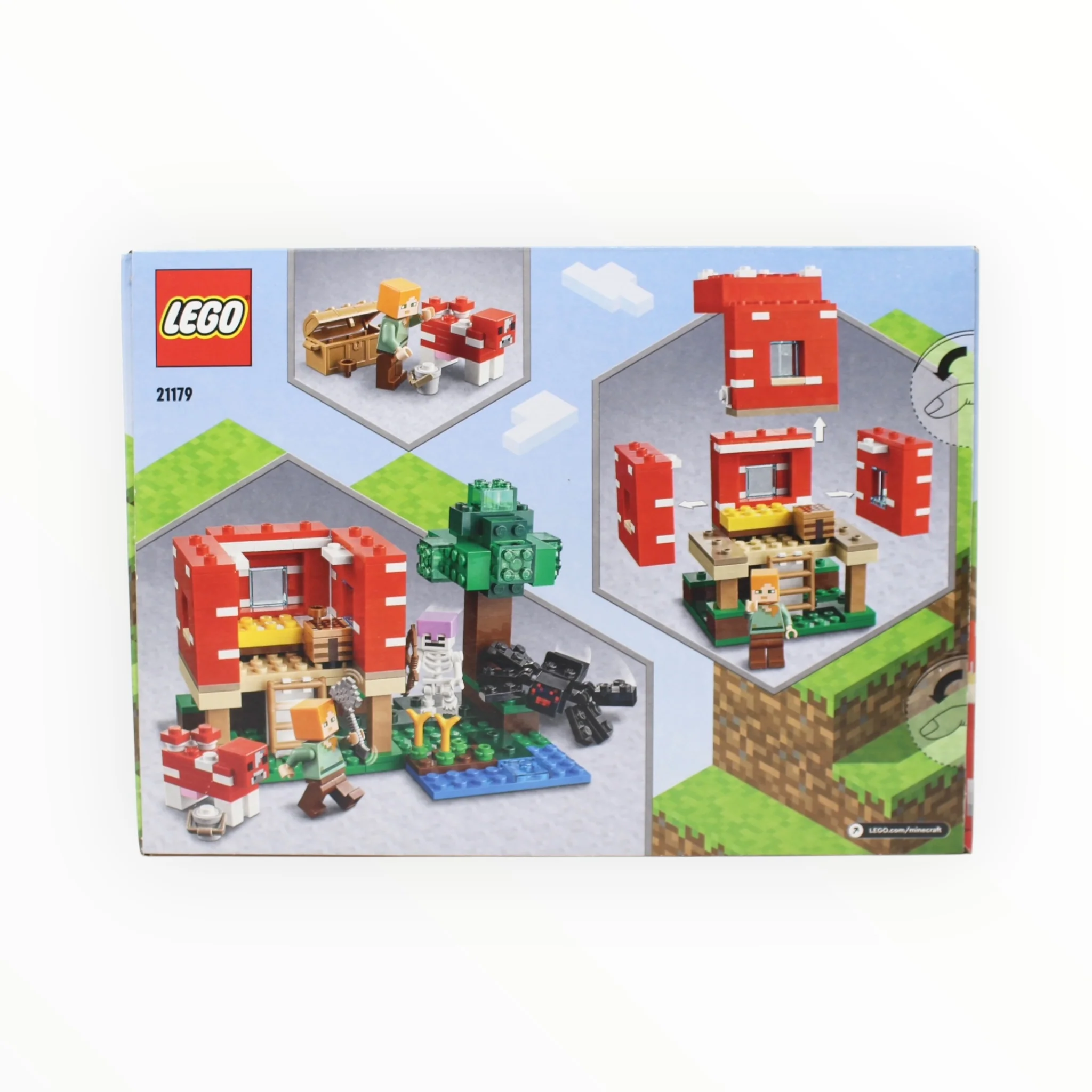Retired Set 21179 Minecraft The Mushroom House - Image 2