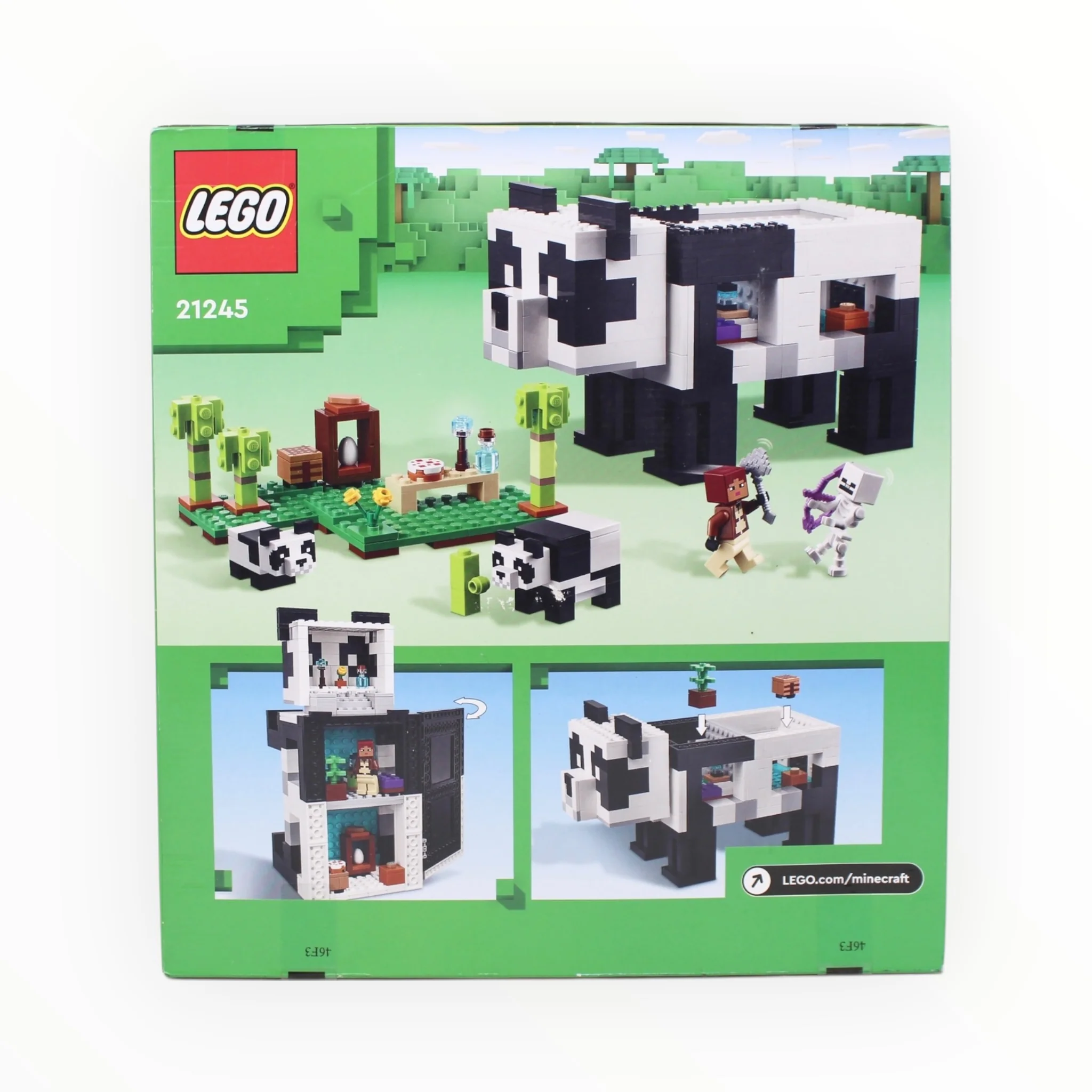 Retired Set 21245 Minecraft The Panda Haven (very slight box damage) - Image 2