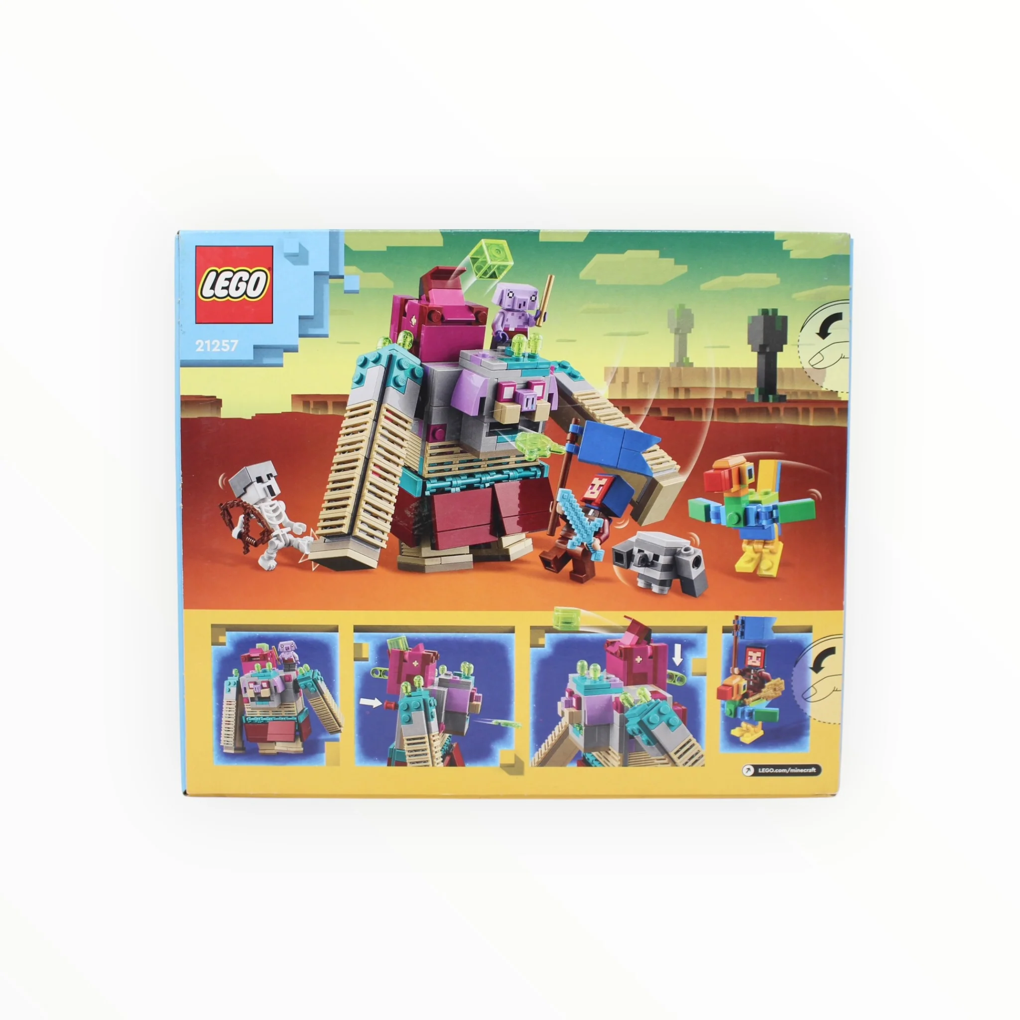 Retired Set 21257 Minecraft Legends The Devourer Showdown (some box damage) - Image 2