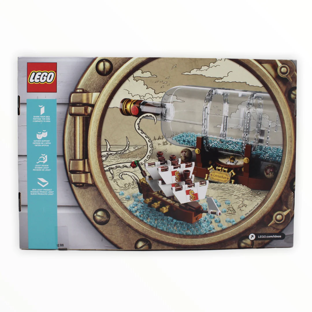 Retired Set 21313 LEGO Ideas Ship in a Bottle - Image 2