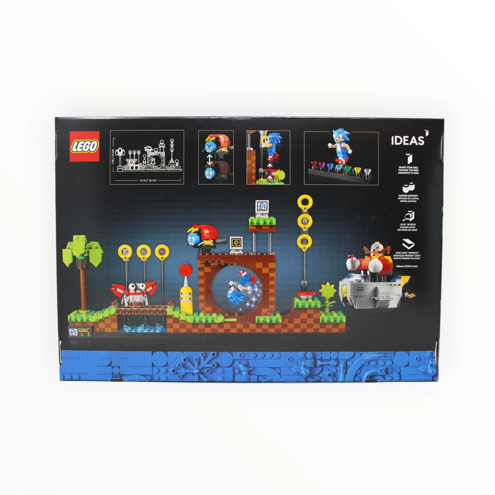 Retired Set 21331 LEGO Ideas Sonic the Hedgehog - Green Hill Zone - Image 2