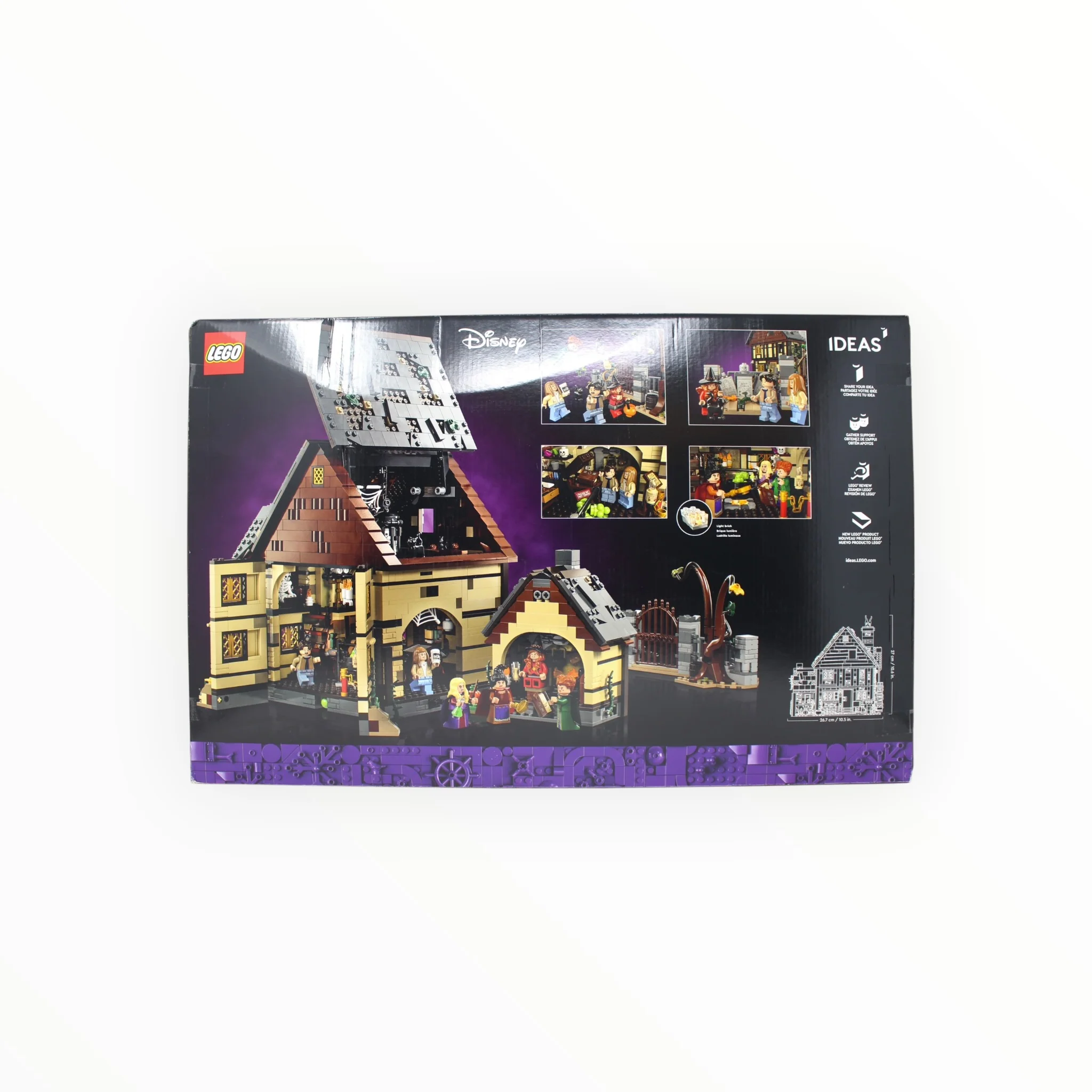 Retired Set 21341 Disney Hocus Pocus: The Sanderson Sisters' Cottage (some box damage) - Image 2