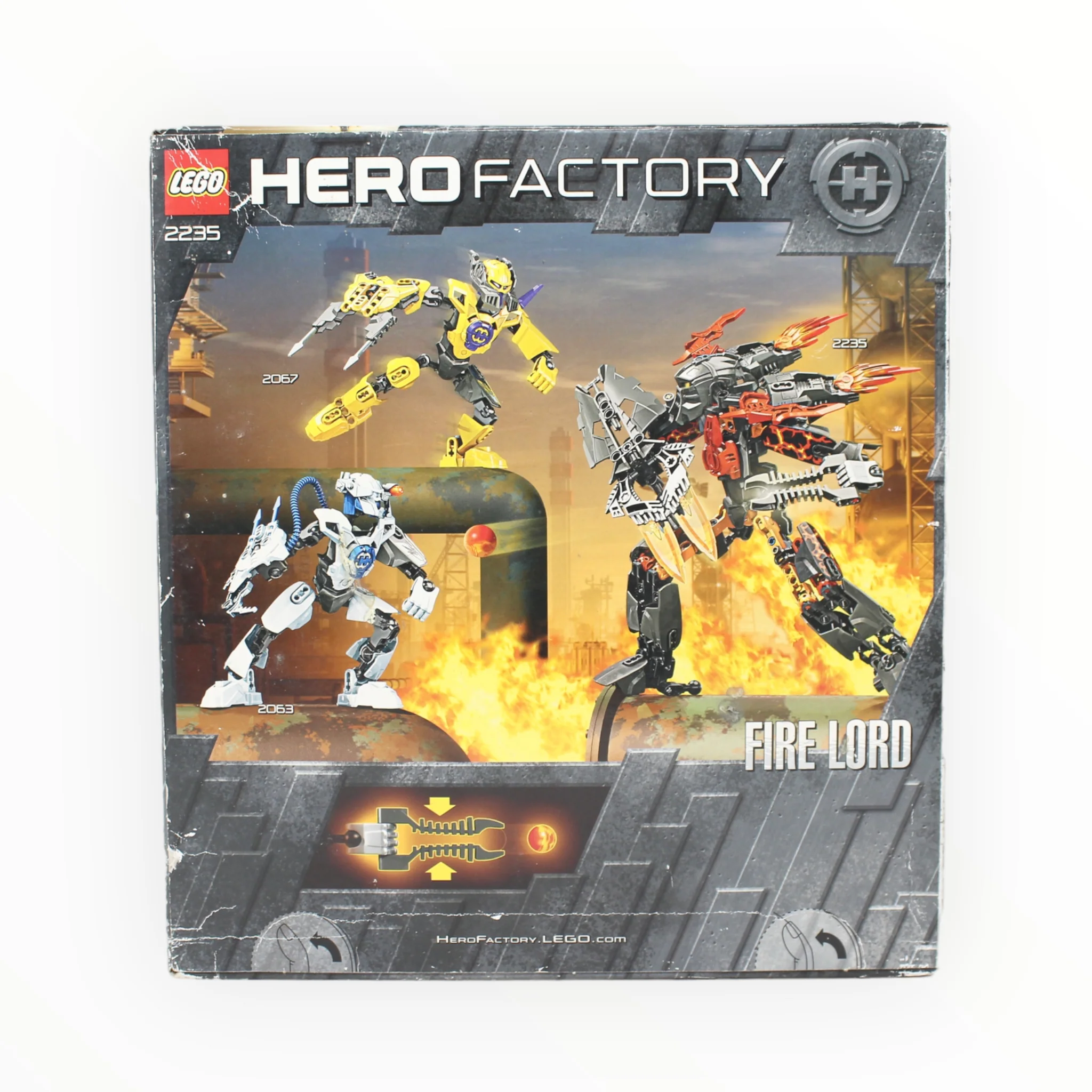 Retired Set 2235 Hero Factory Fire Lord - Image 2