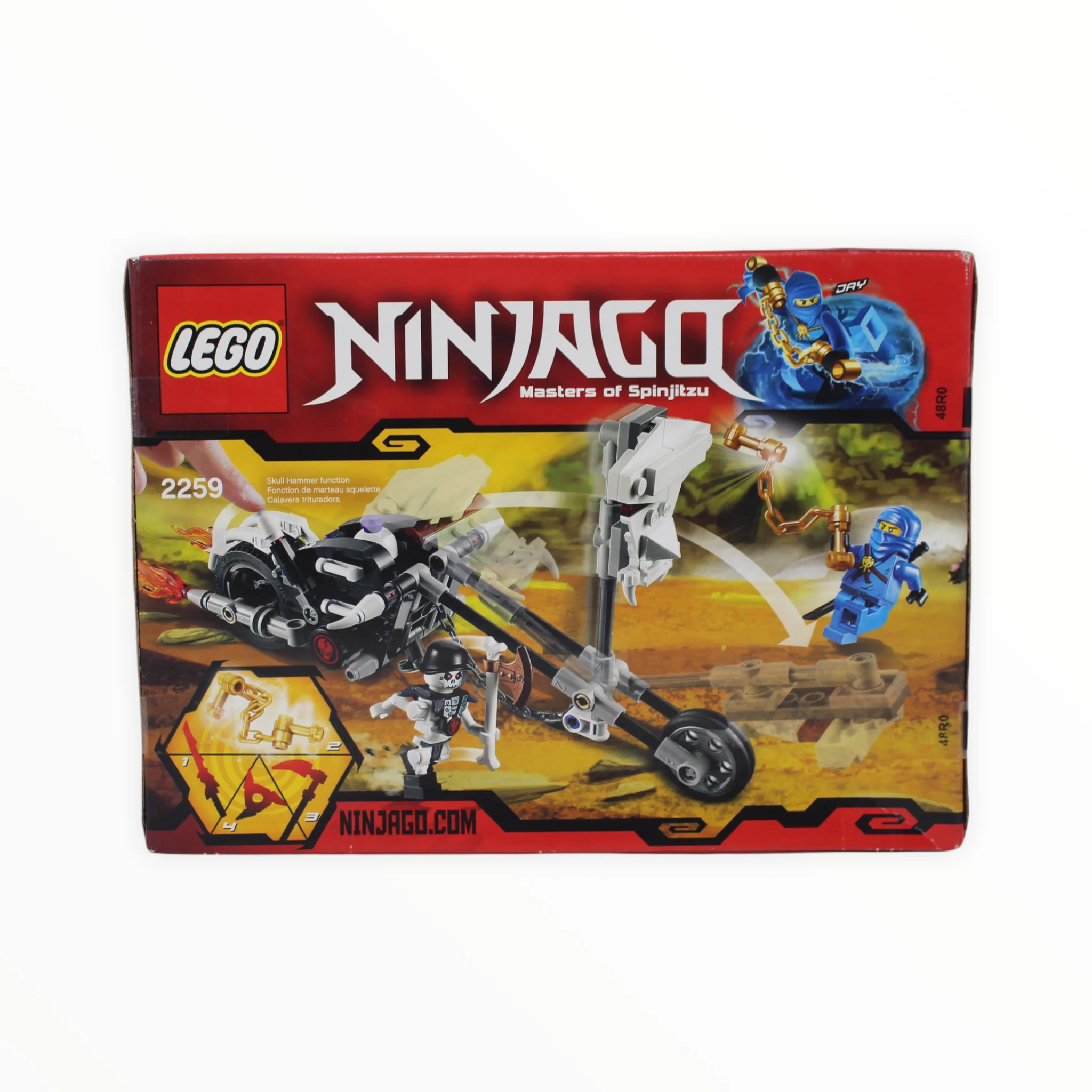 Retired Set 2259 Ninjago Skull Motorbike - Image 2