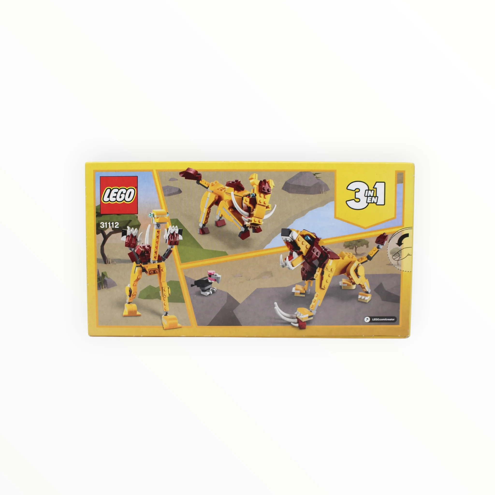 Retired Set 31112 Creator Wild Lion (slight box damage) - Image 2