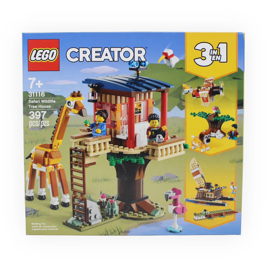 Retired Set 31116 Creator Safari Wildlife Tree House