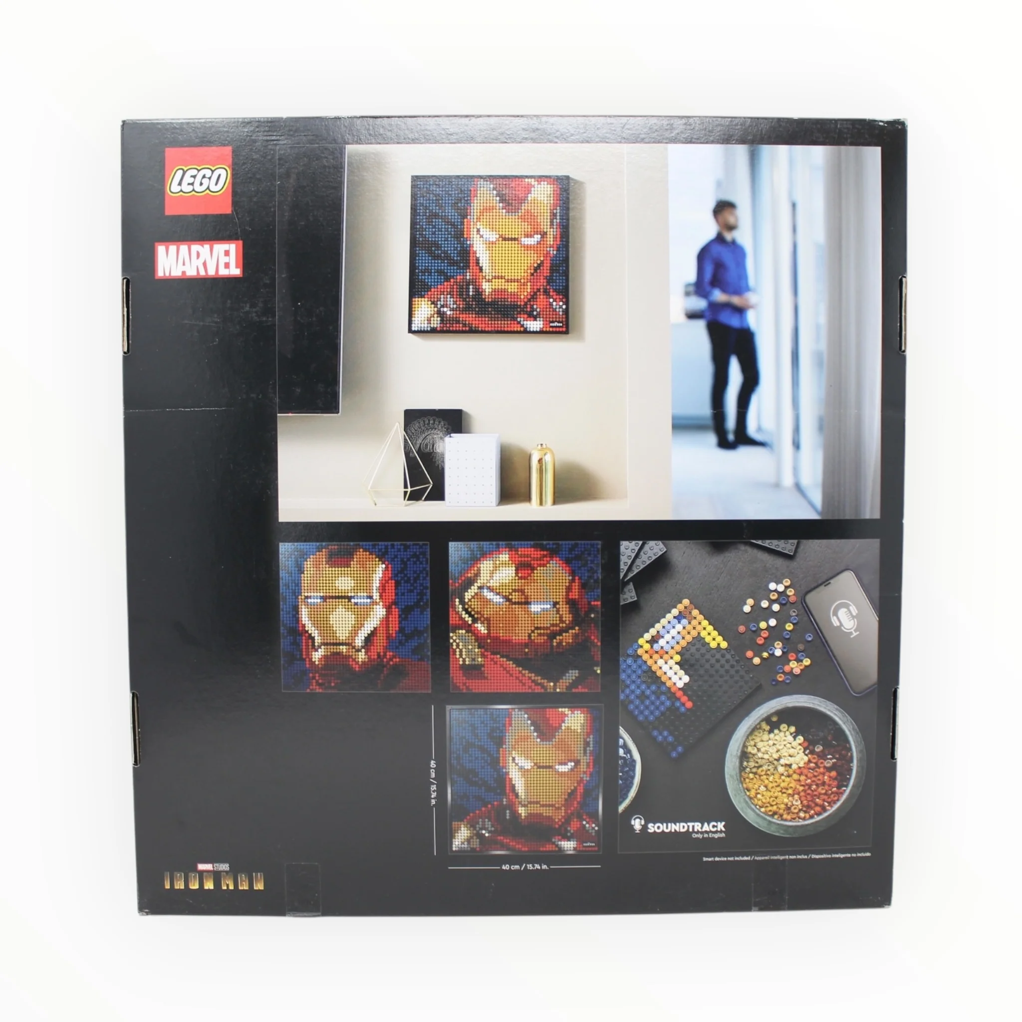 Retired Set 31199 Marvel Mosaic Iron Man - Image 2