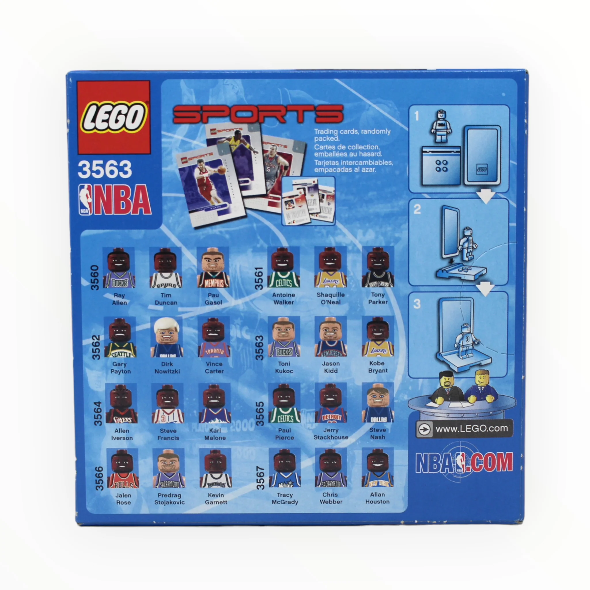 Retired Set 3563 LEGO NBA Collectors #4 - Image 2