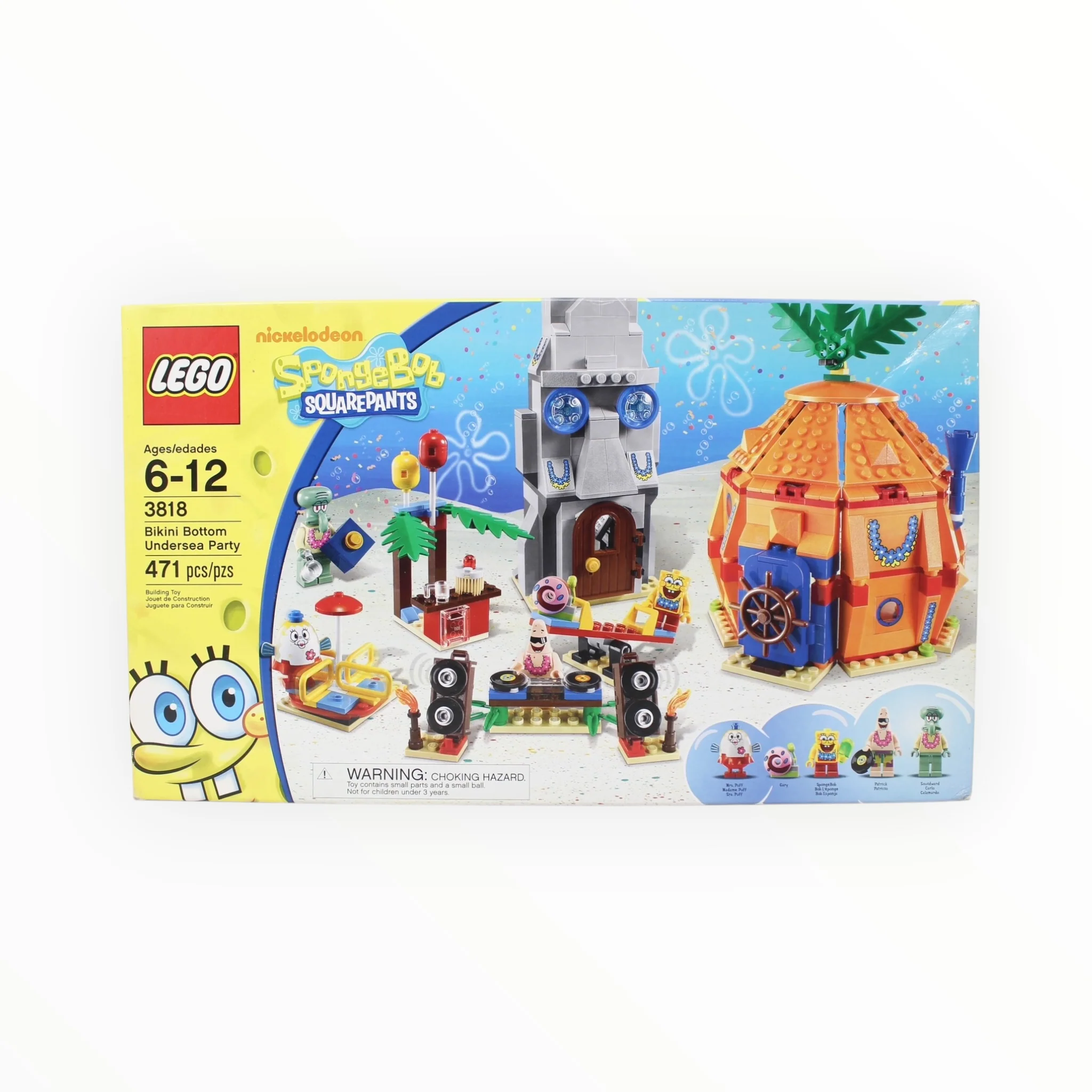 Retired Set 3818 SpongeBob SquarePants Bikini Bottom Undersea Party (slight box damage)