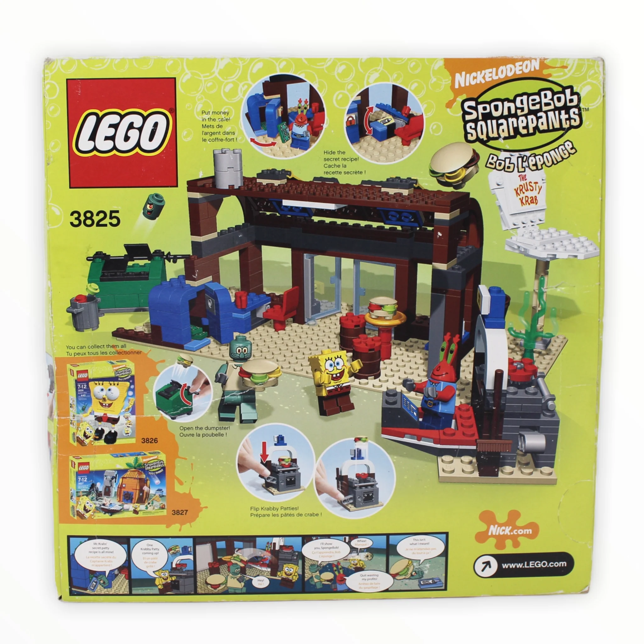 Retired Set 3825 Spongebob Squarepants Krusty Krab - Image 2