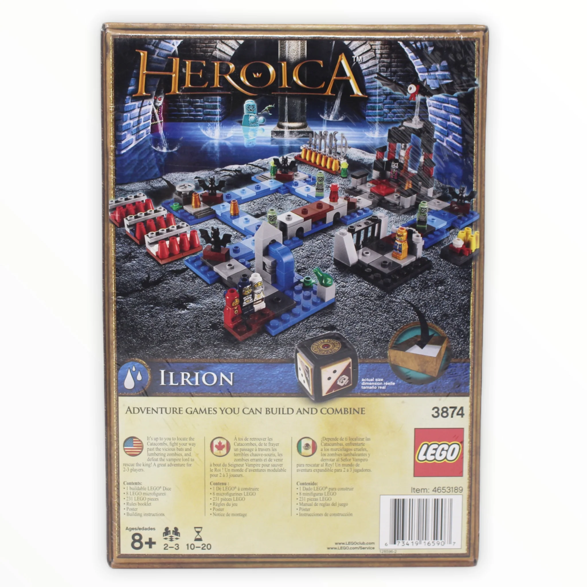 Retired Set 3874 LEGO Heroica Ilrion - Image 2