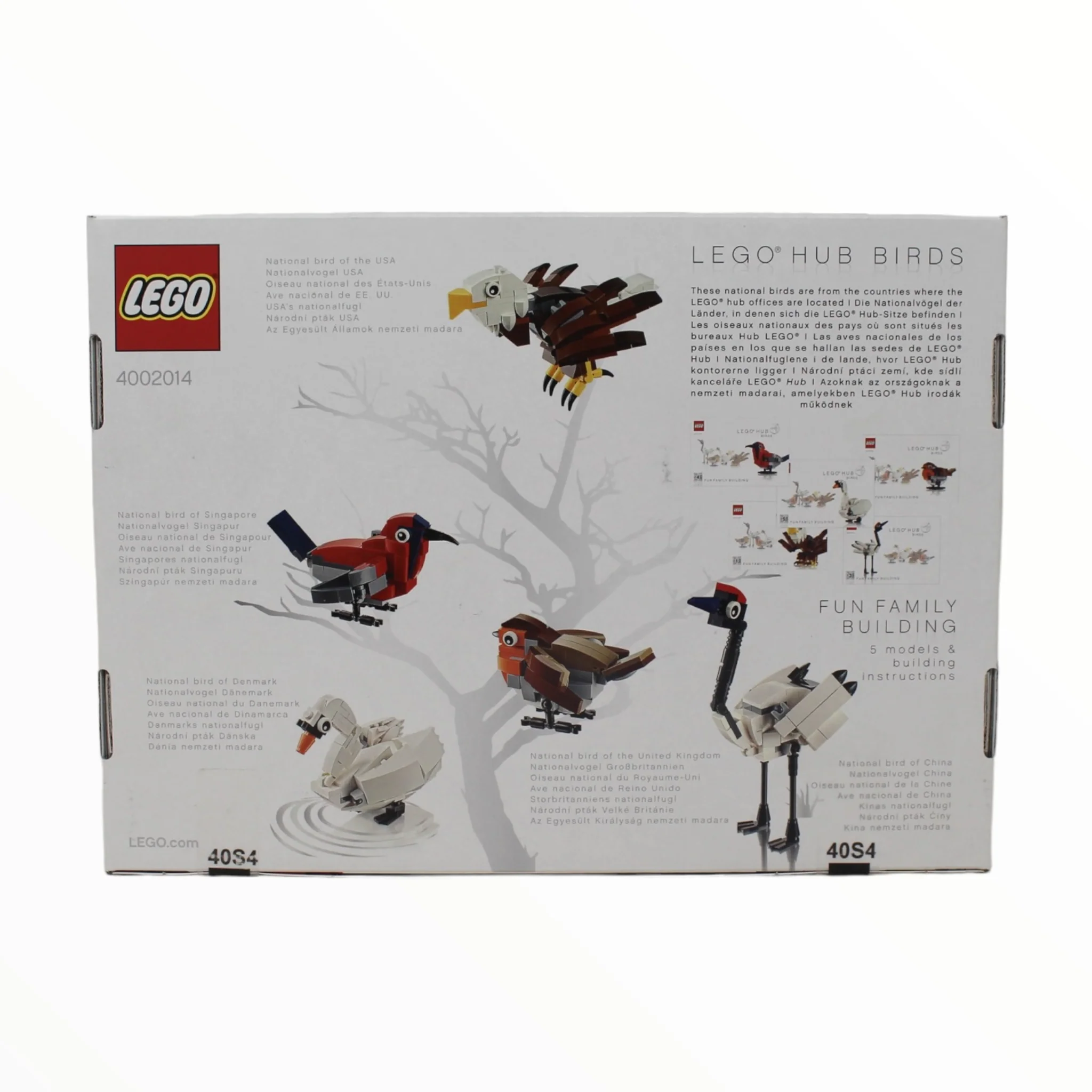 Retired Set 4002014 LEGO Employee Exclusive: LEGO Hub Birds (2014) - Image 2