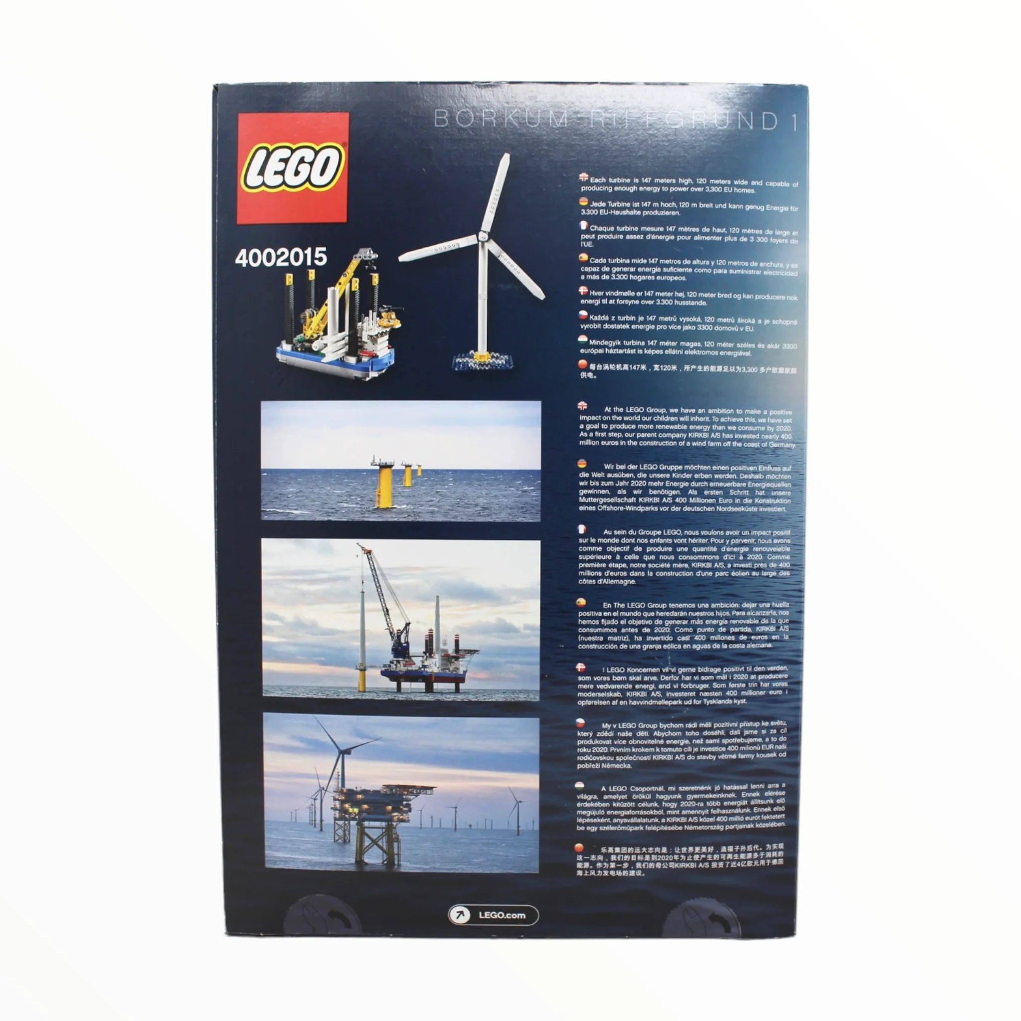 Retired Set 4002015 LEGO Employee Exclusive: Borkum Riffgrund 1 (2015) - Image 2