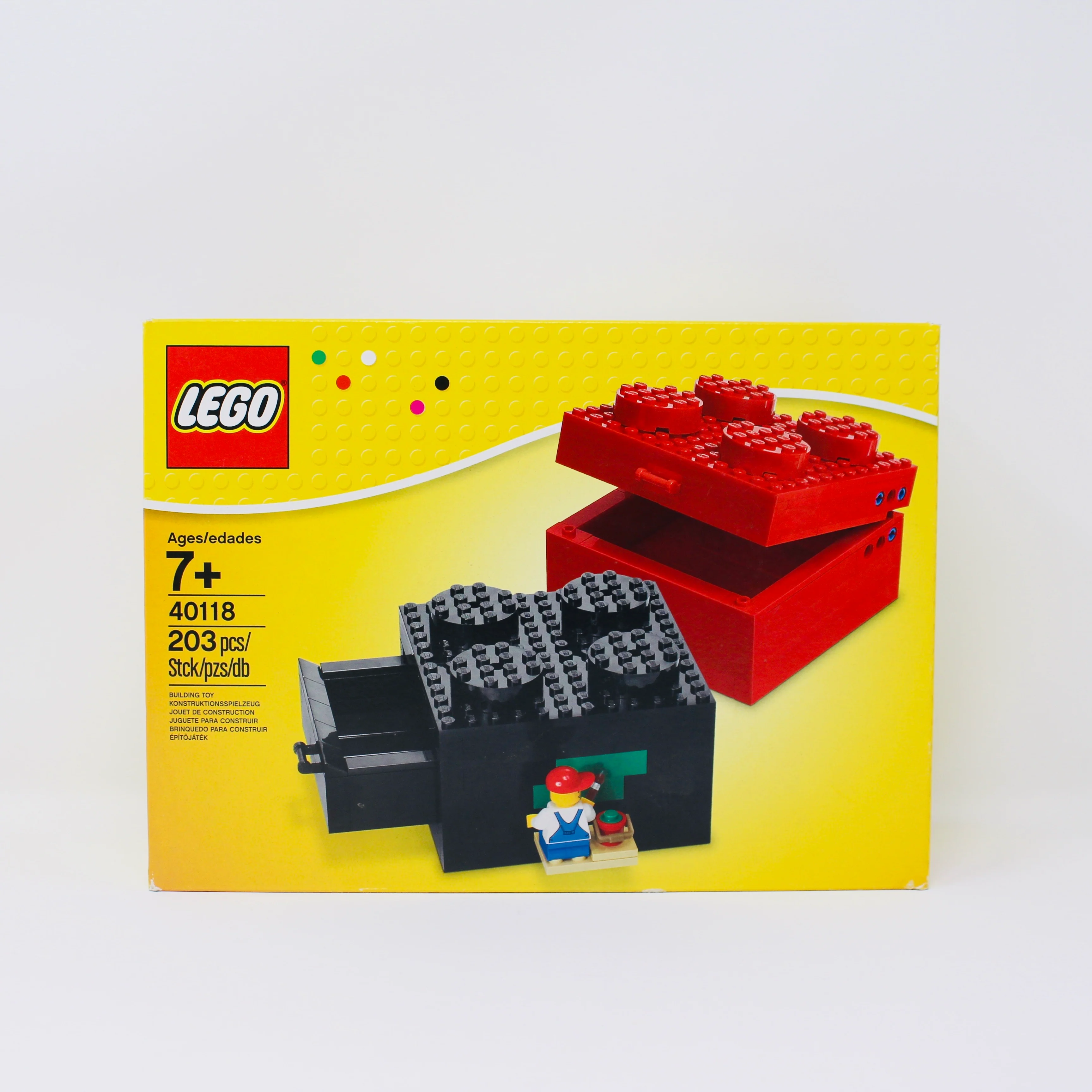 Retired Set 40118 LEGO Buildable Brick Box 2x2