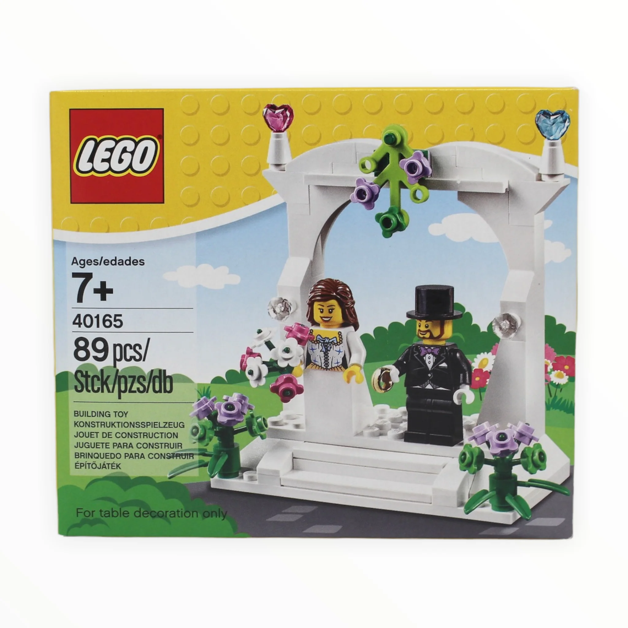 Retired Set 40165 LEGO Wedding Favor Set (2016)