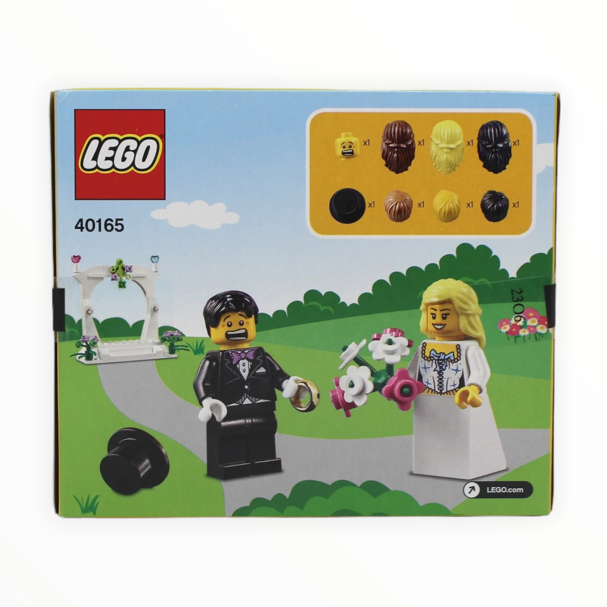 Retired Set 40165 LEGO Wedding Favor Set (2016) - Image 2