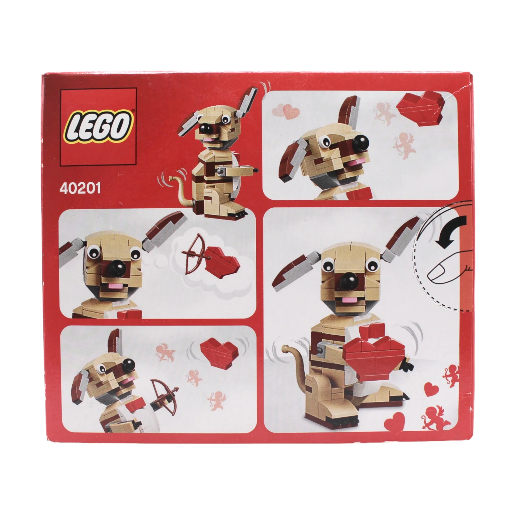 Retired Set 40201 LEGO Valentineās Cupid Dog - Image 2
