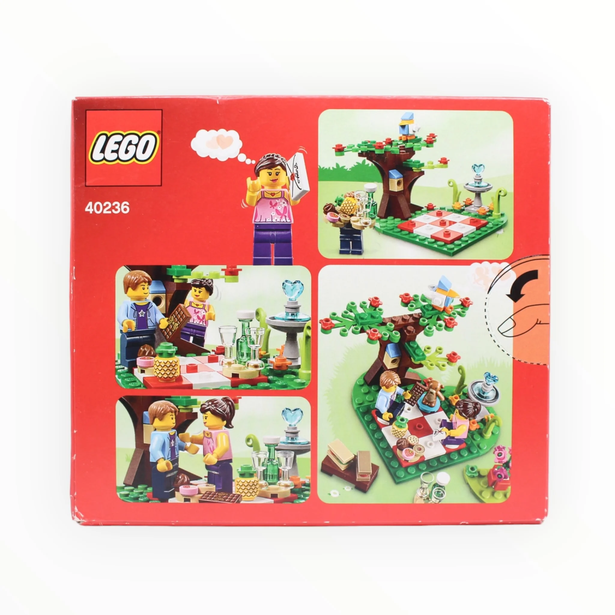 Retired Set 40236 LEGO Romantic Valentine Picnic - Image 2