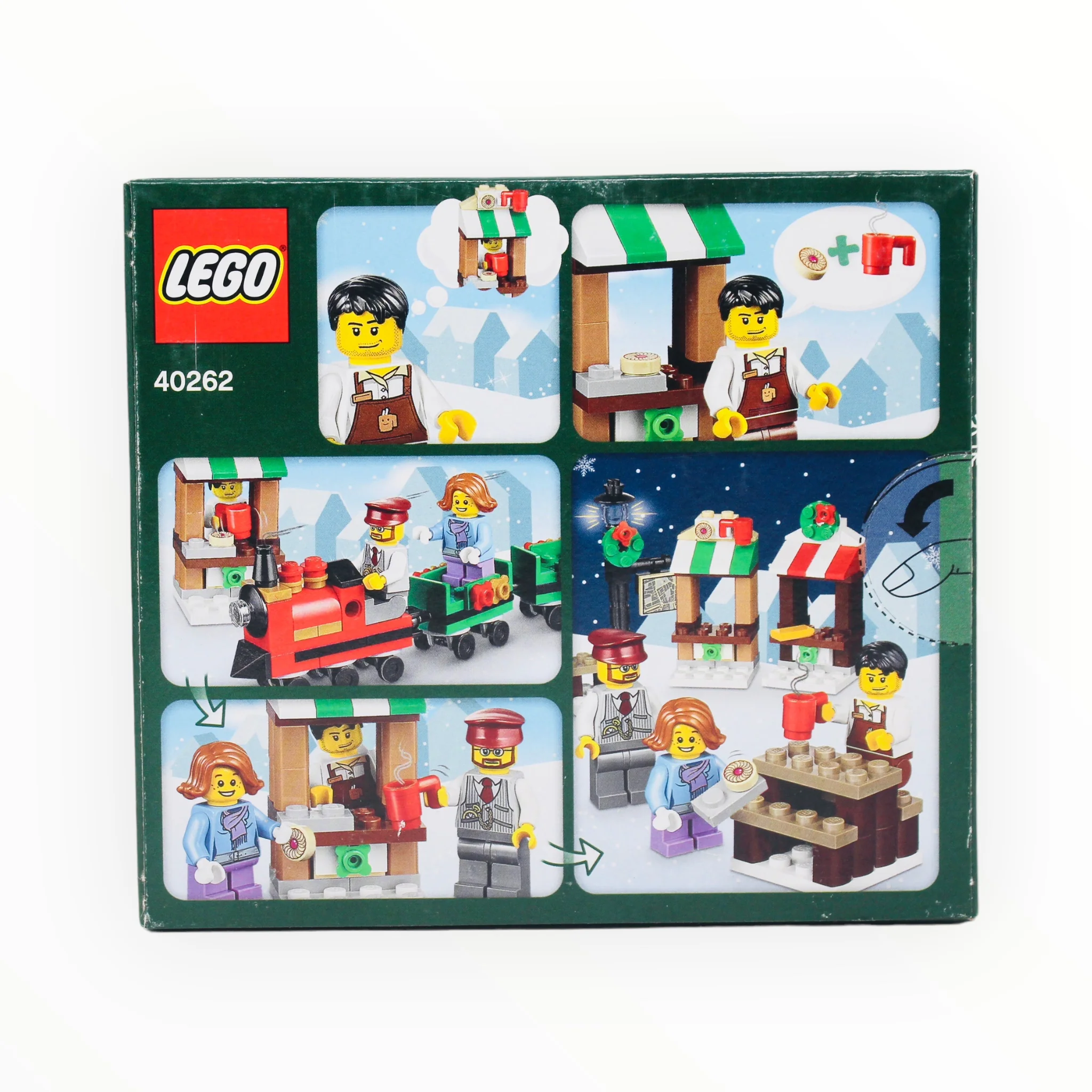 Retired Set 40262 LEGO Christmas Train Ride - Image 2