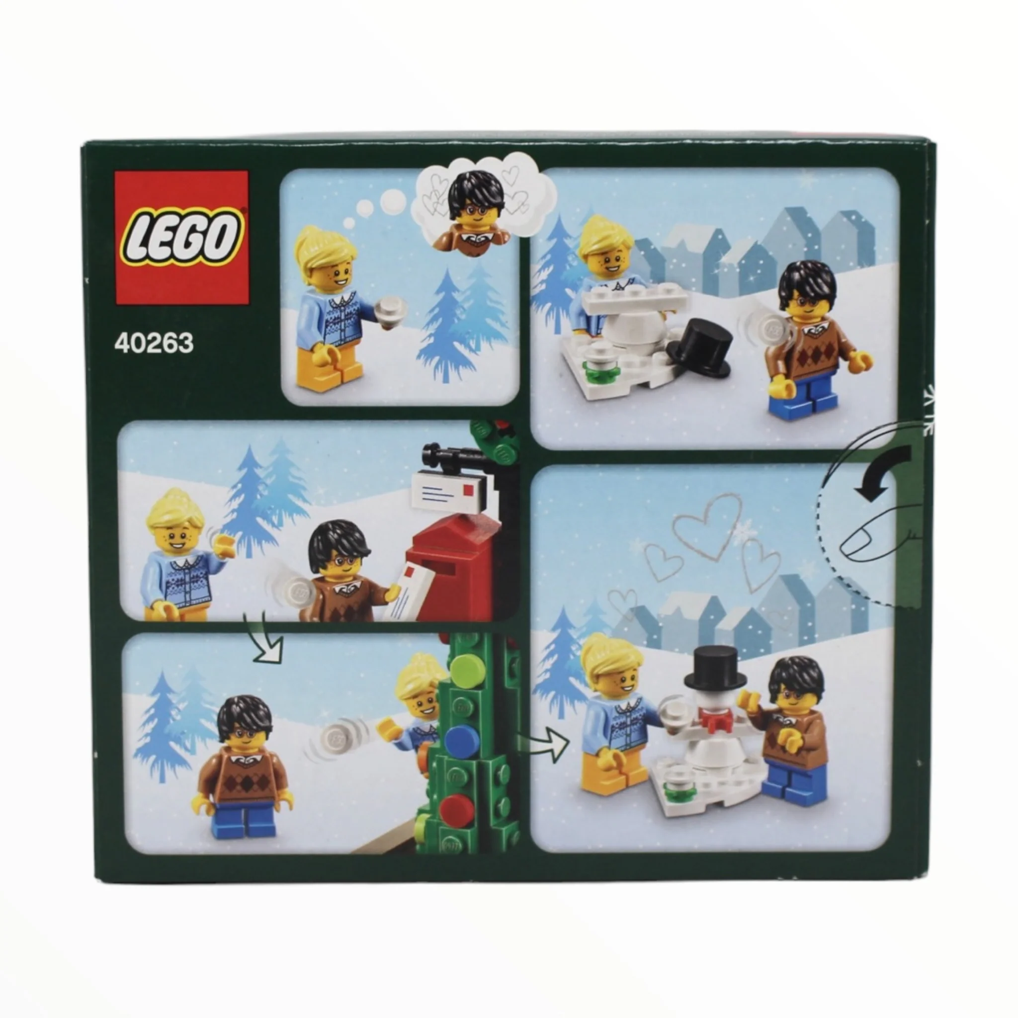 Retired Set 40263 LEGO Christmas Town Square - Image 2
