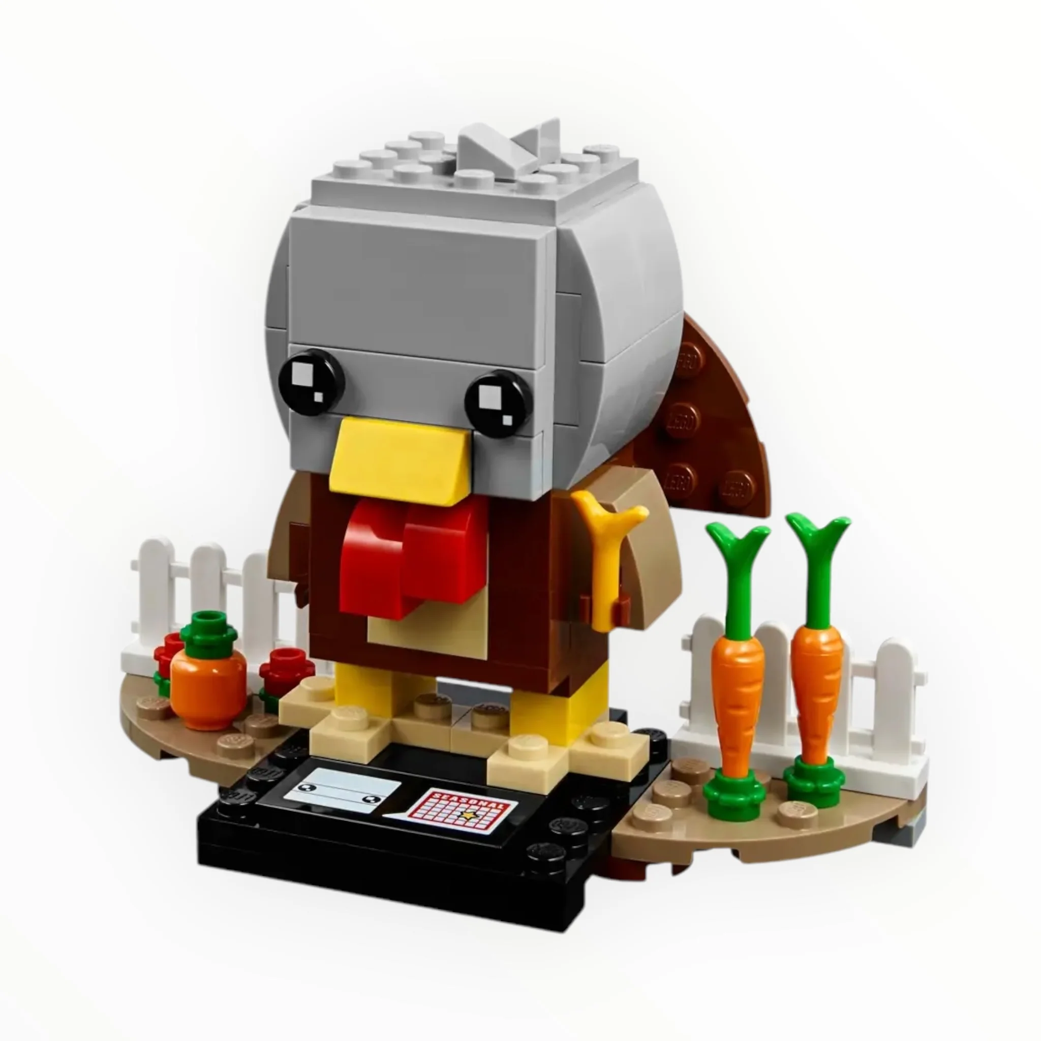 Retired Set 40273 BrickHeadz Thanksgiving Turkey - Image 3