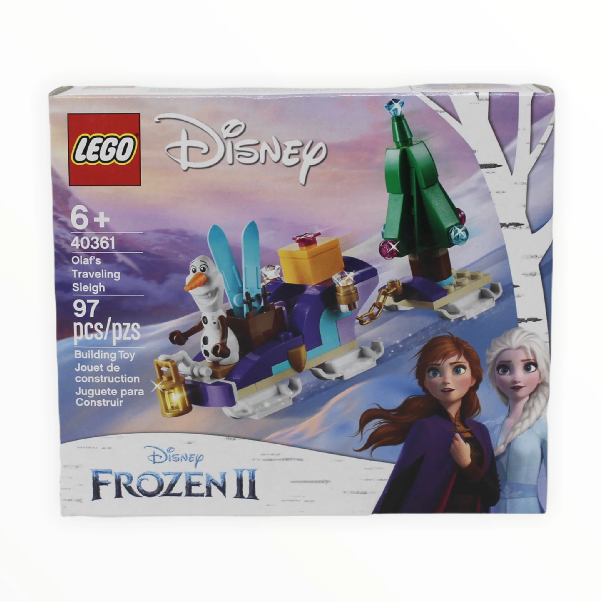 Retired Set 40361 Frozen II Olaf’s Traveling Sleigh