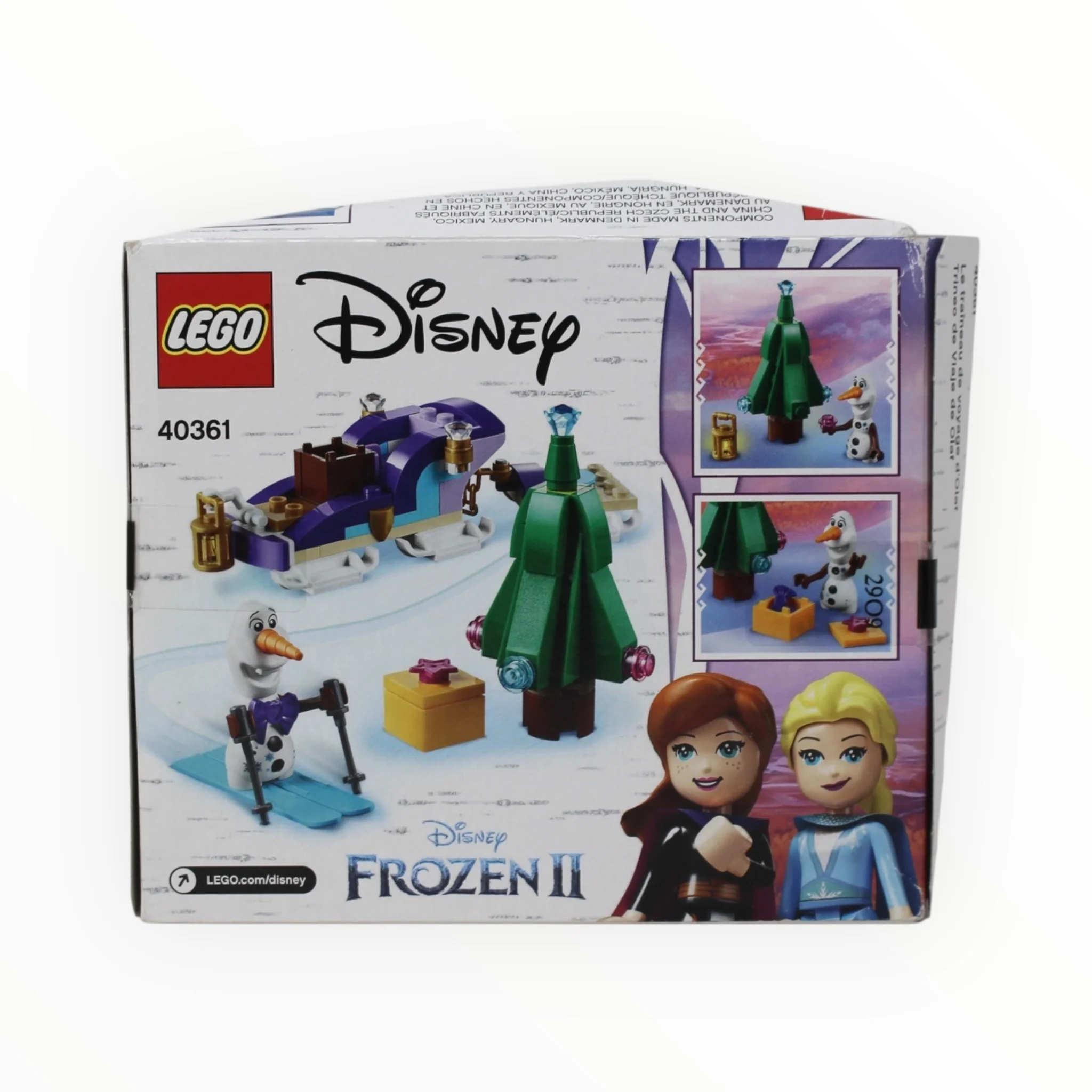 Retired Set 40361 Frozen II Olaf’s Traveling Sleigh (damaged box) - Image 2