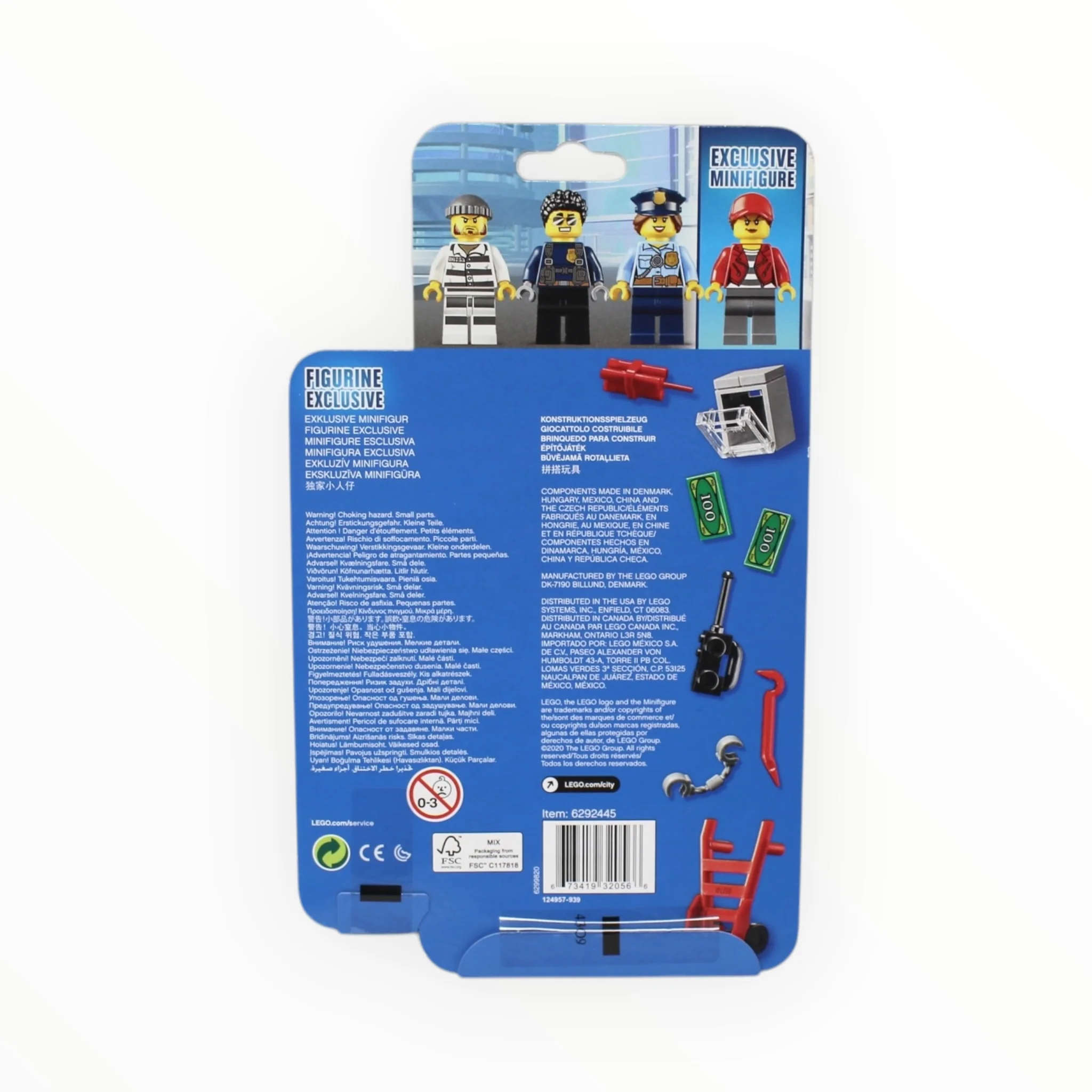 Retired Set 40372 City Police Minifigure Accessory Set - Image 2