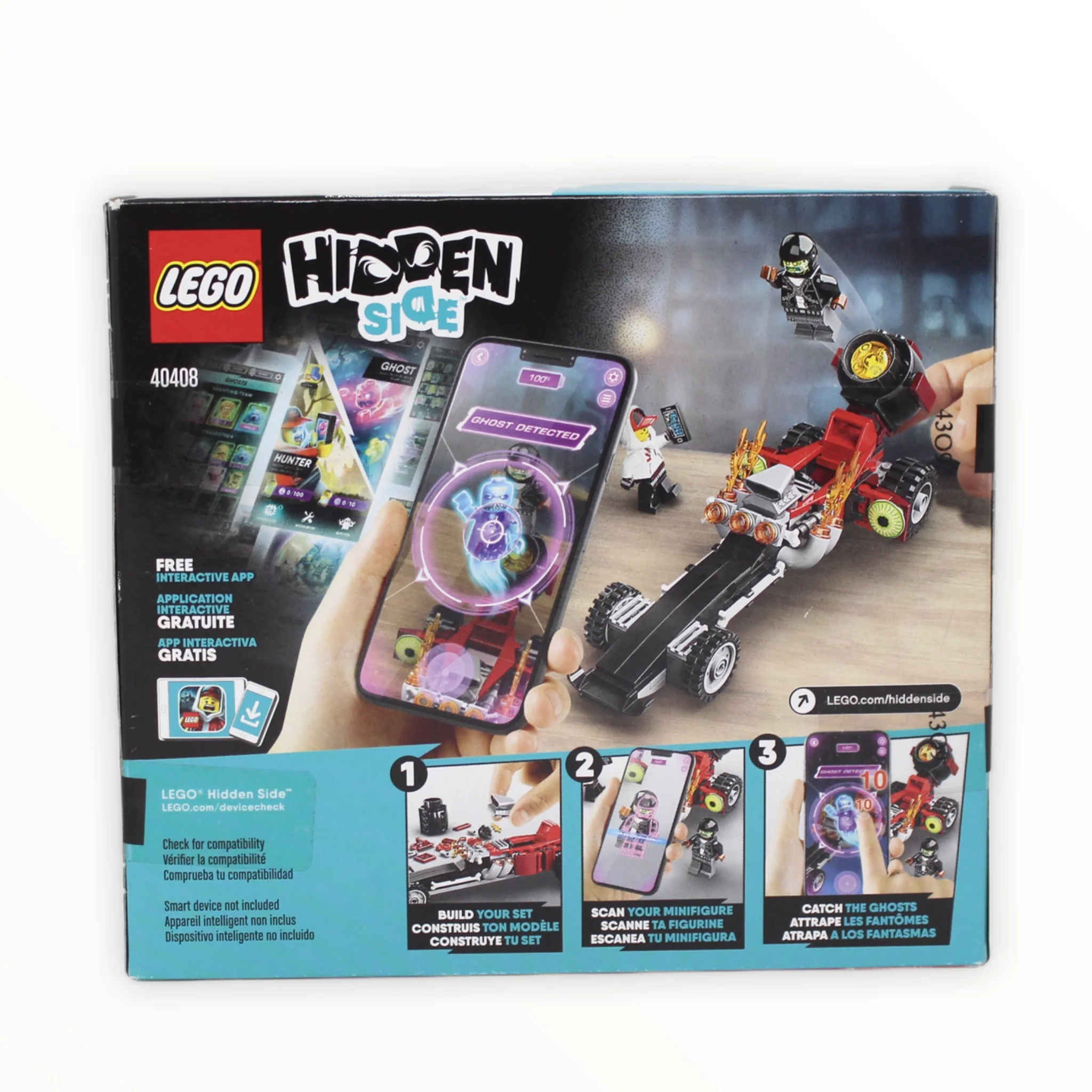 Retired Set 40408 Hidden Side Drag Racer - Image 2