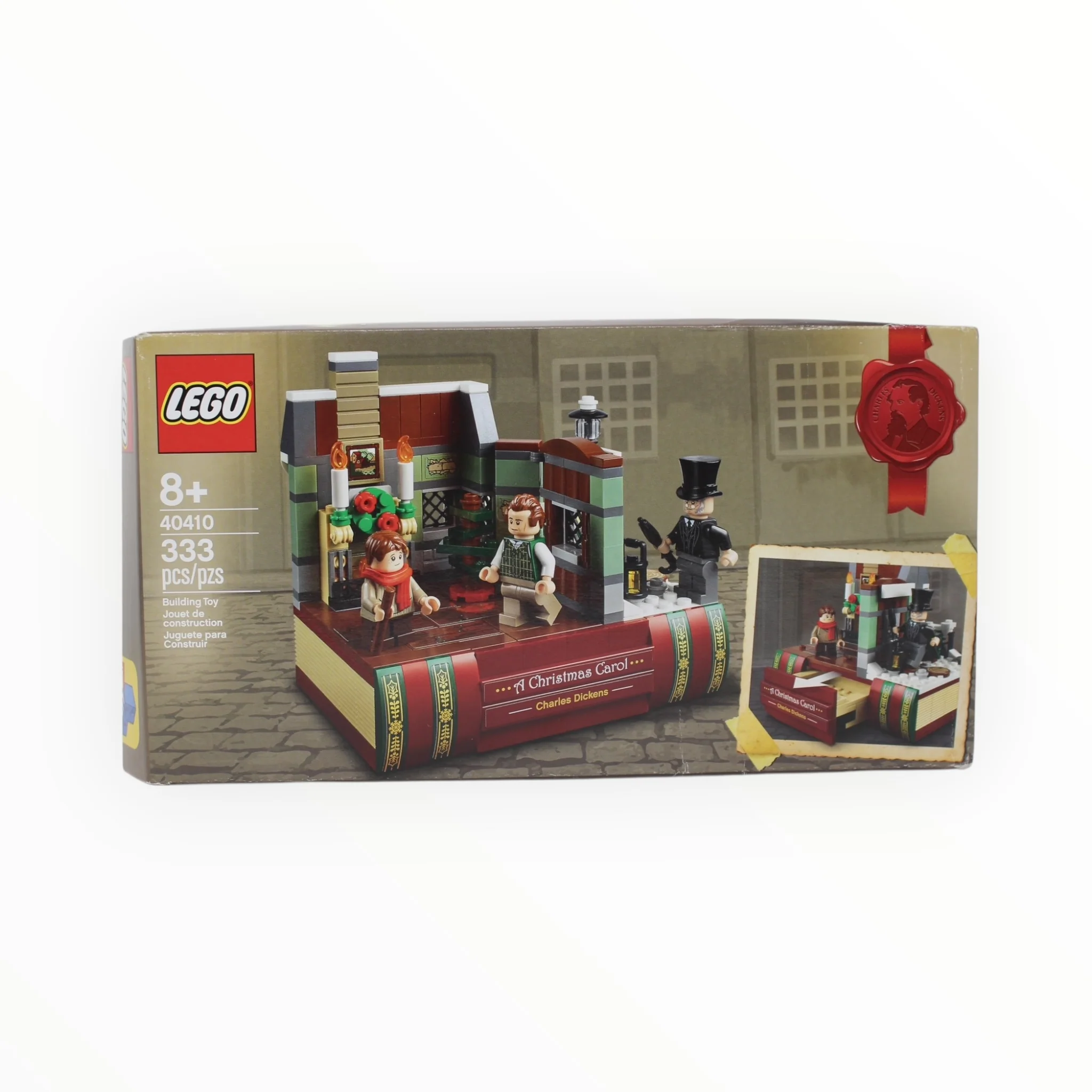 Retired Set 40410 LEGO Charles Dickens Tribute (damaged box)