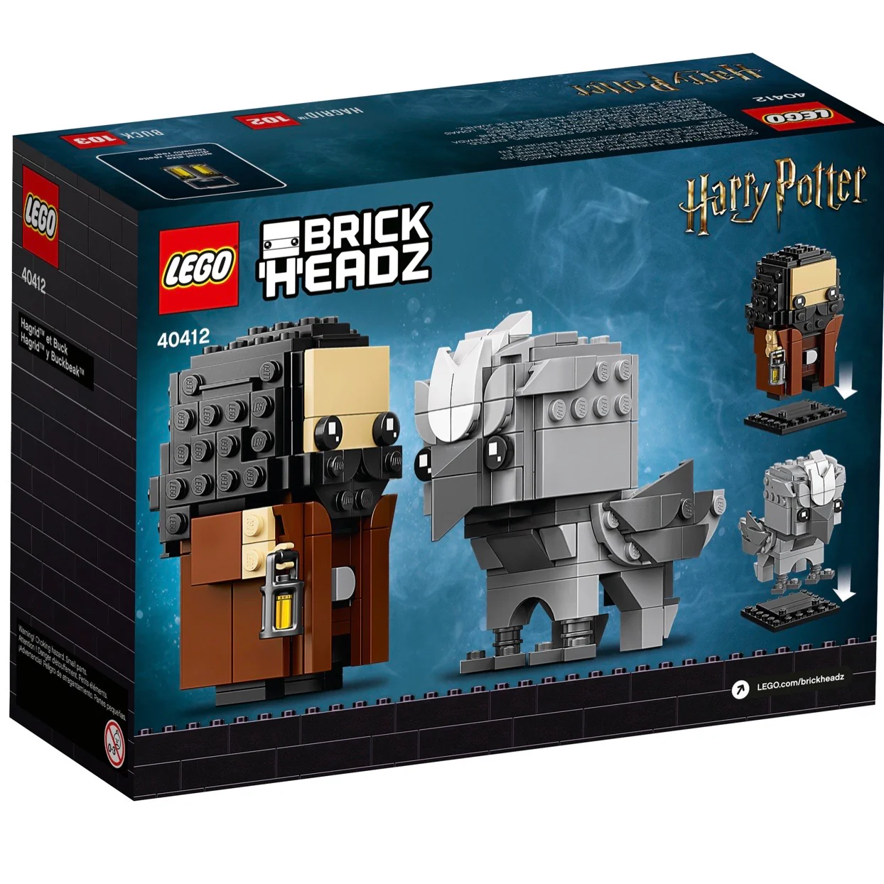 Retired Set 40412 Harry Potter BrickHeadz Hagrid and Buckbeak - Image 2