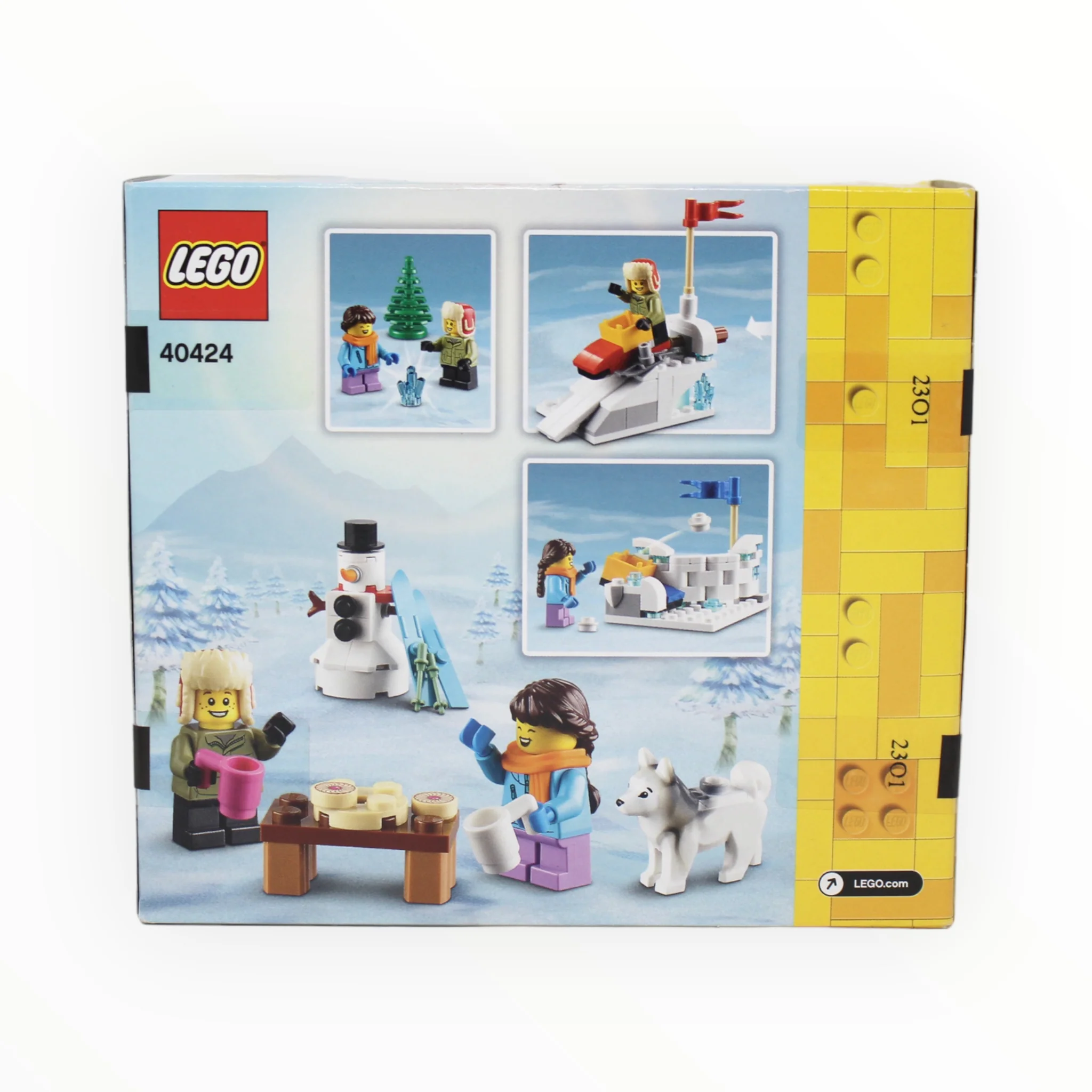 Retired Set 40424 LEGO Winter Snowball Fight - Image 2