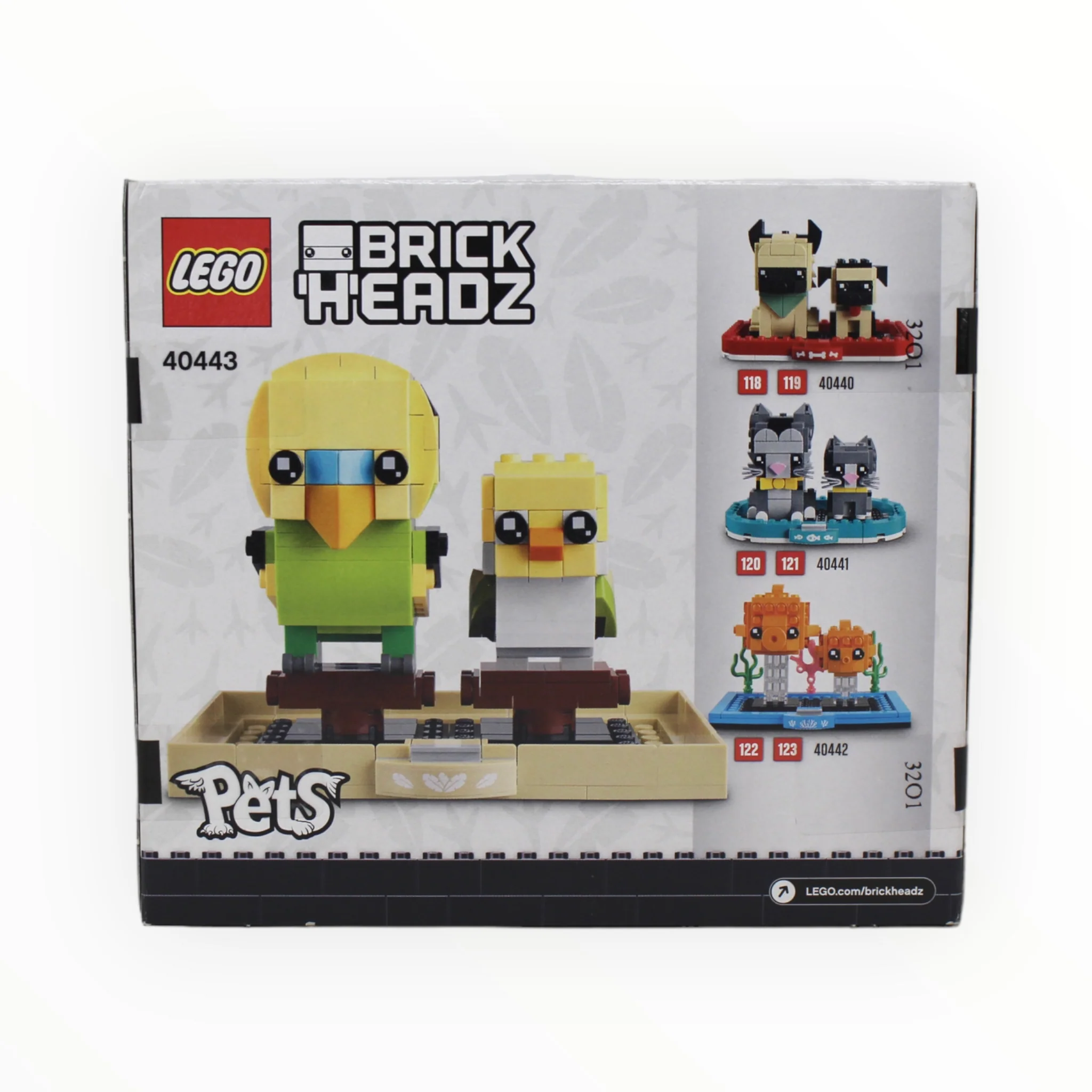 Retired Set 40443 BrickHeadz Budgie & Chick - Image 2